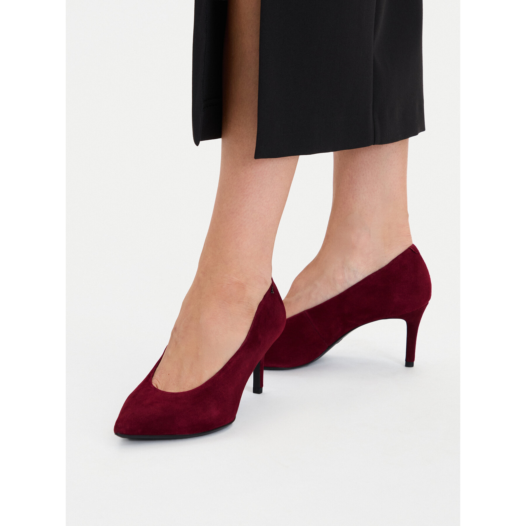 Pantofi cu toc subțire Tamaris 1-22456-47 Vișiniu
