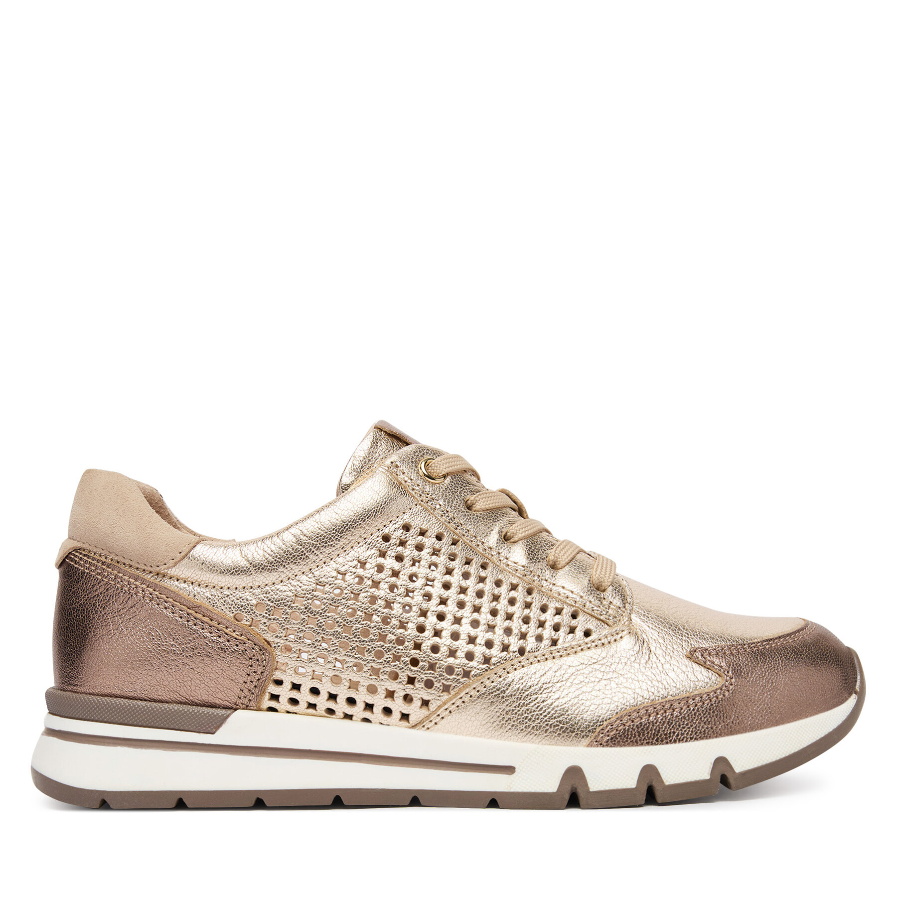 Sneakers Caprice 9-23752-46 Auriu