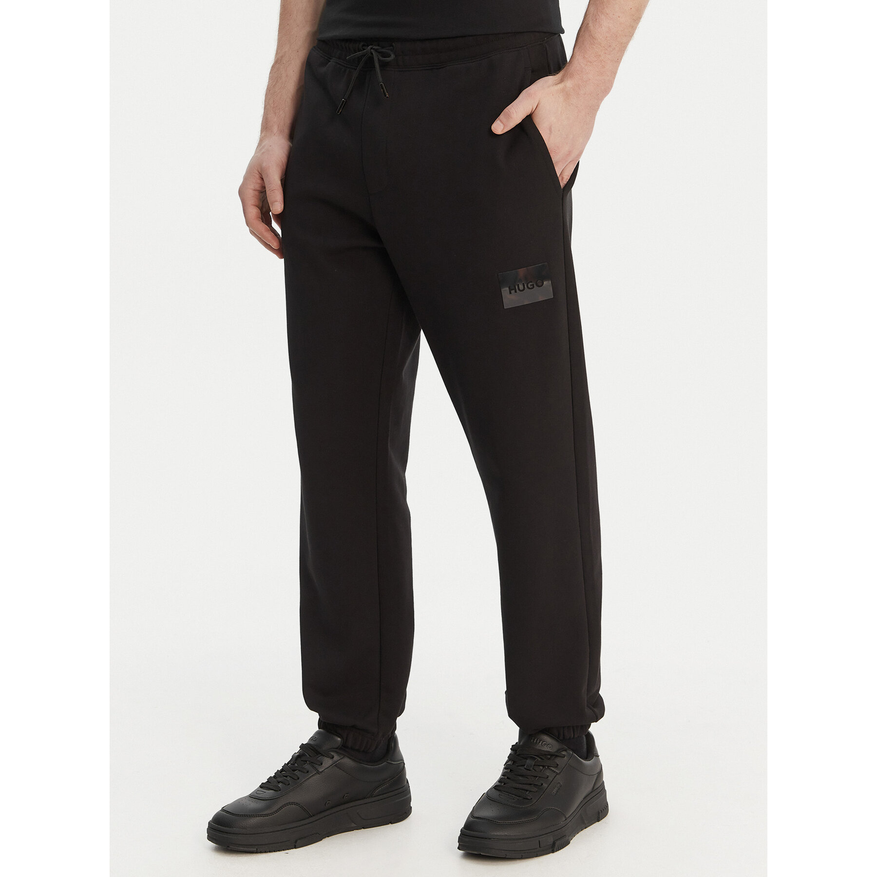 HUGO Jogginghose Daylony 50557453 Schwarz Regular Fit