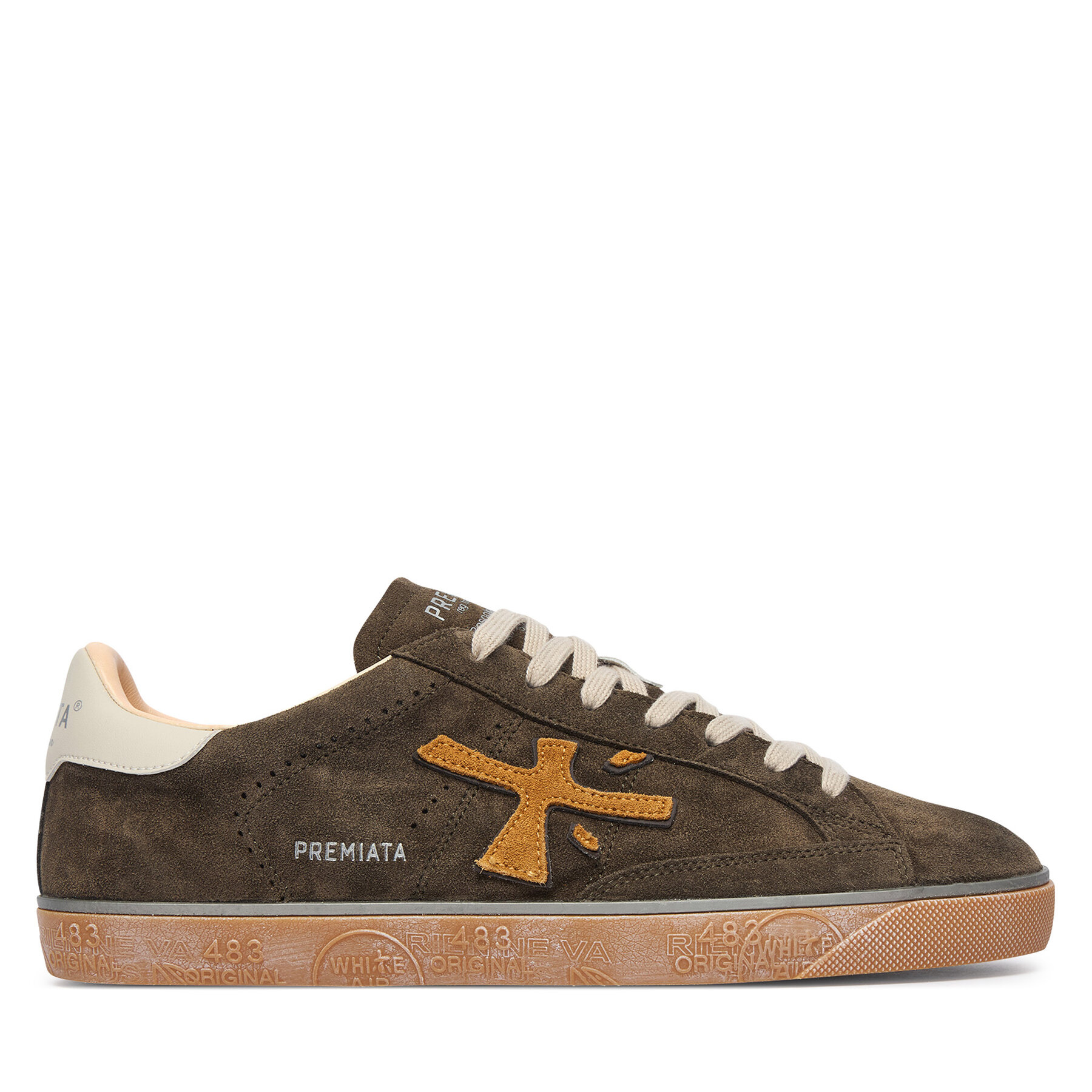 Сникърси Premiata Steven Var 7627 Тъмнозелен