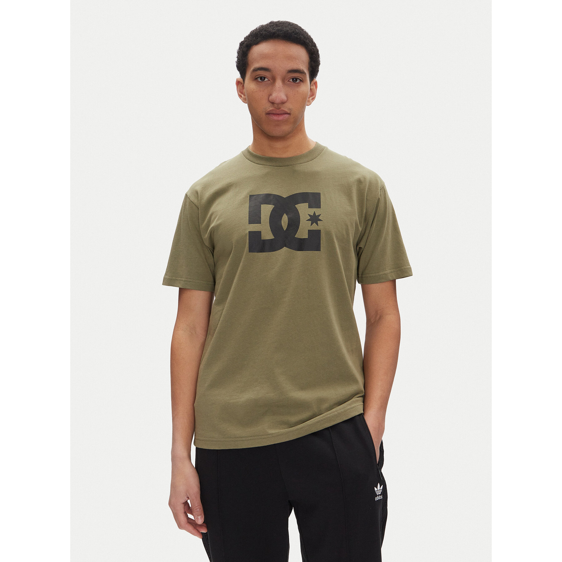 DC Shoes T-shirt ADYZT05373 Verde Heritage Fit