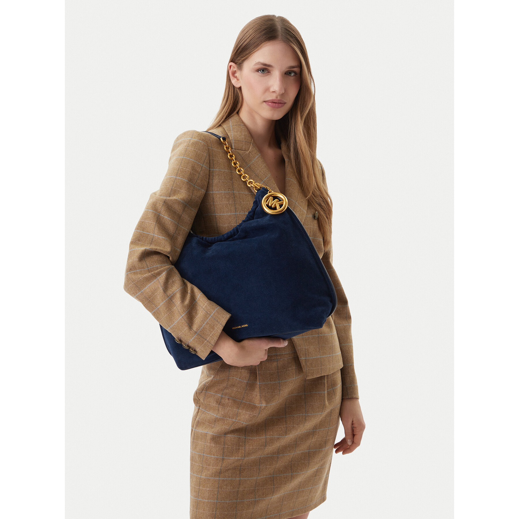 Táska MICHAEL Michael Kors 30S6A15L7S Kék