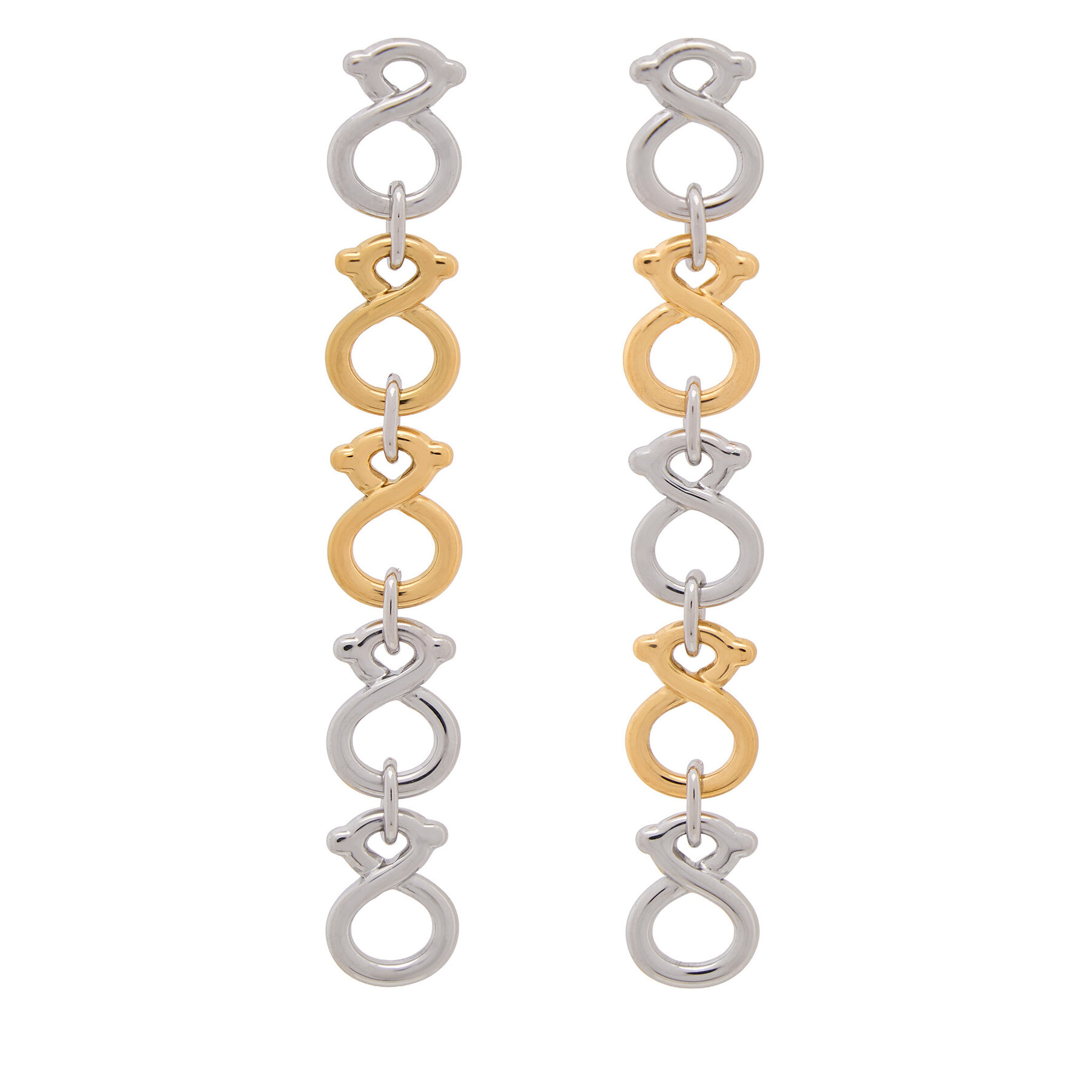 Naušnice TOUS Infinity 1004681600 Srebrna