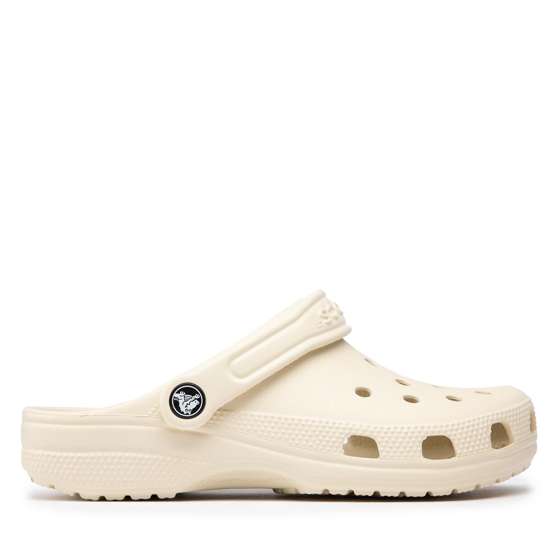 Unisex Pantoletten Crocs, Schuhgröße 39_40, Beige, Classic 10001