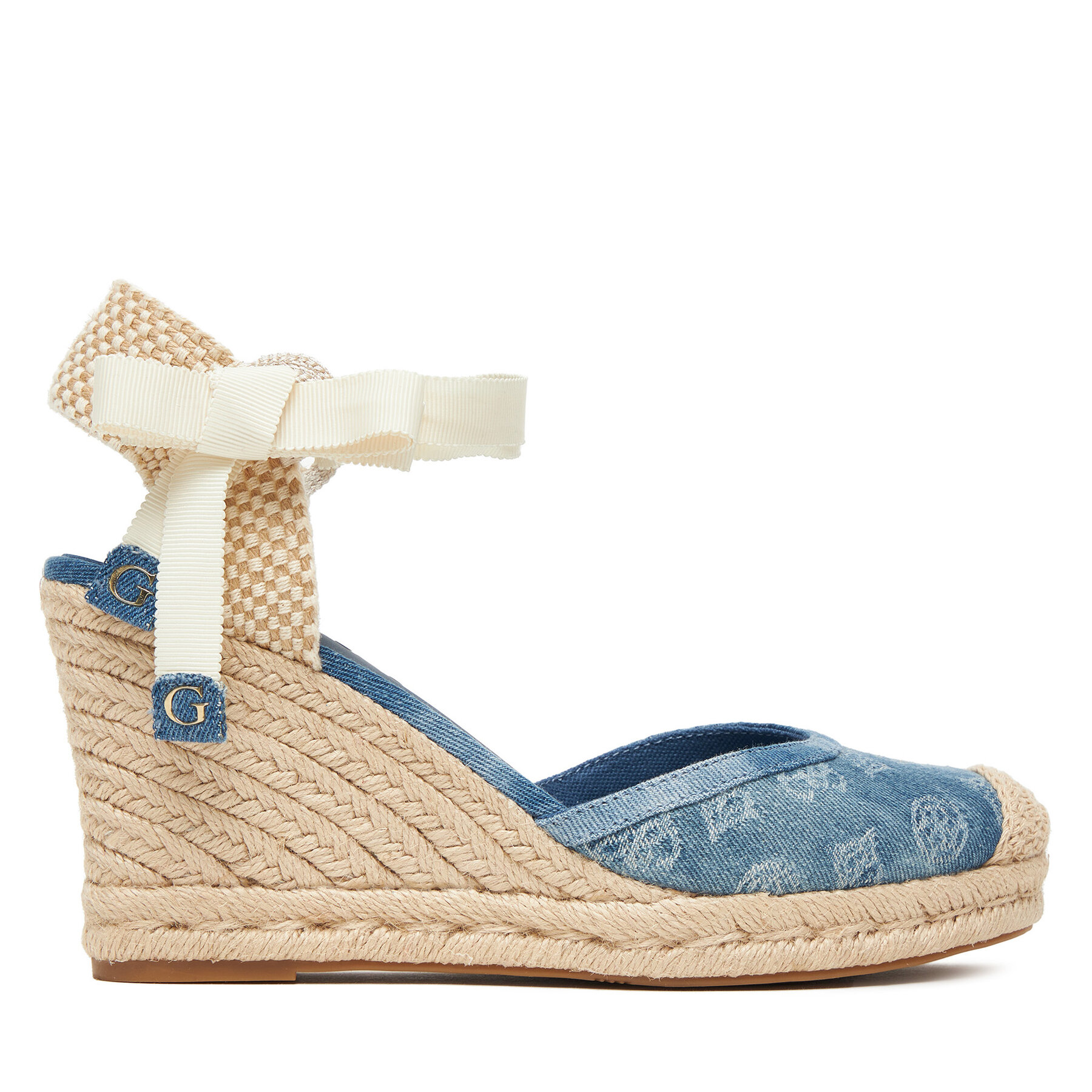 Espadrilky Guess FLJCYR DEN04 Modrá