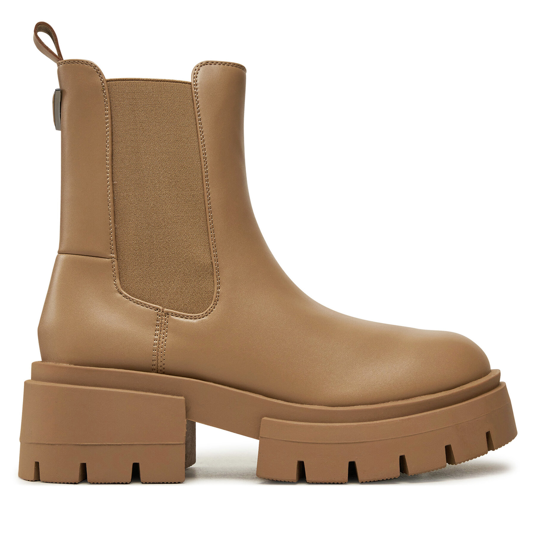 Боти тип челси Guess Charlotte FLFCHT ELE10 Бежов