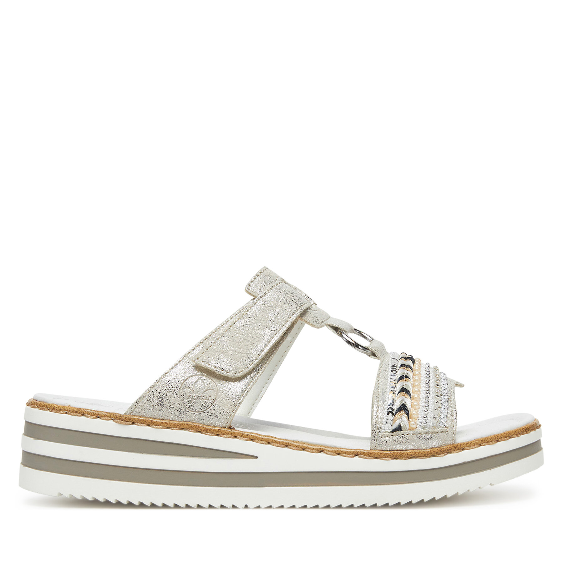 Чехли Rieker V02M6-40 Сребрист