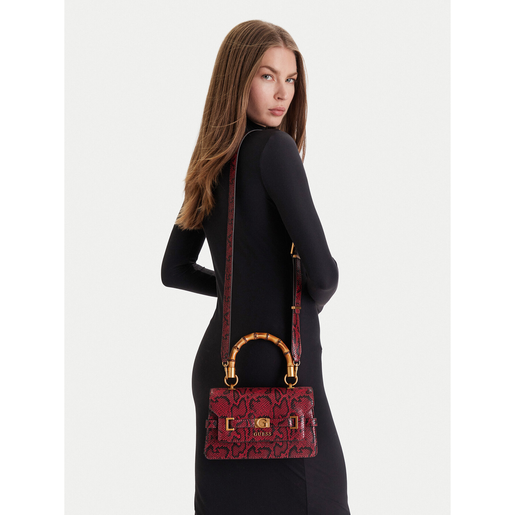 Дамска чанта Guess Sibel HWKP95 06200 Червен