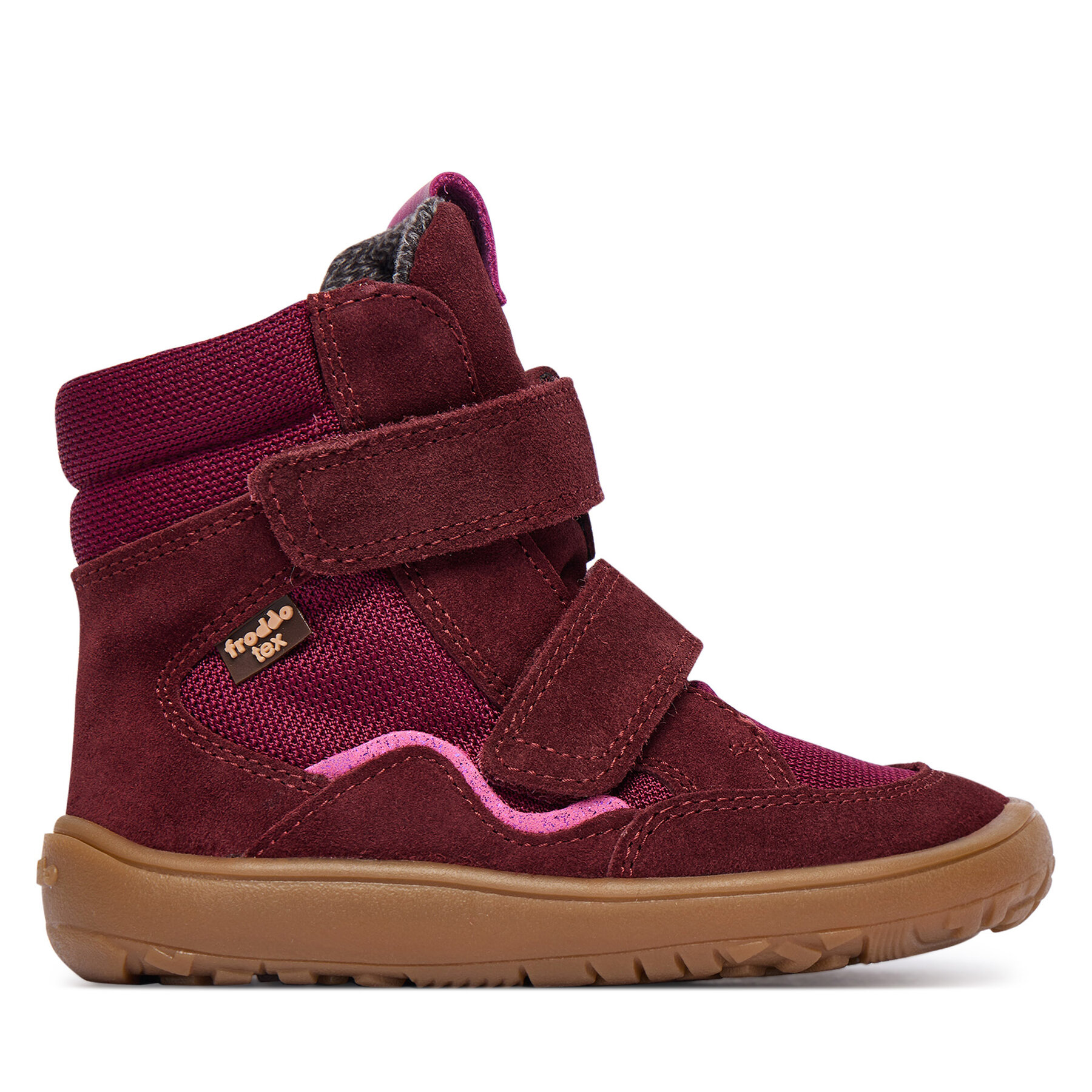 Zimski škornji Froddo Barefoot Tex Winter Tl G3160247-6T S Bordo rdeča