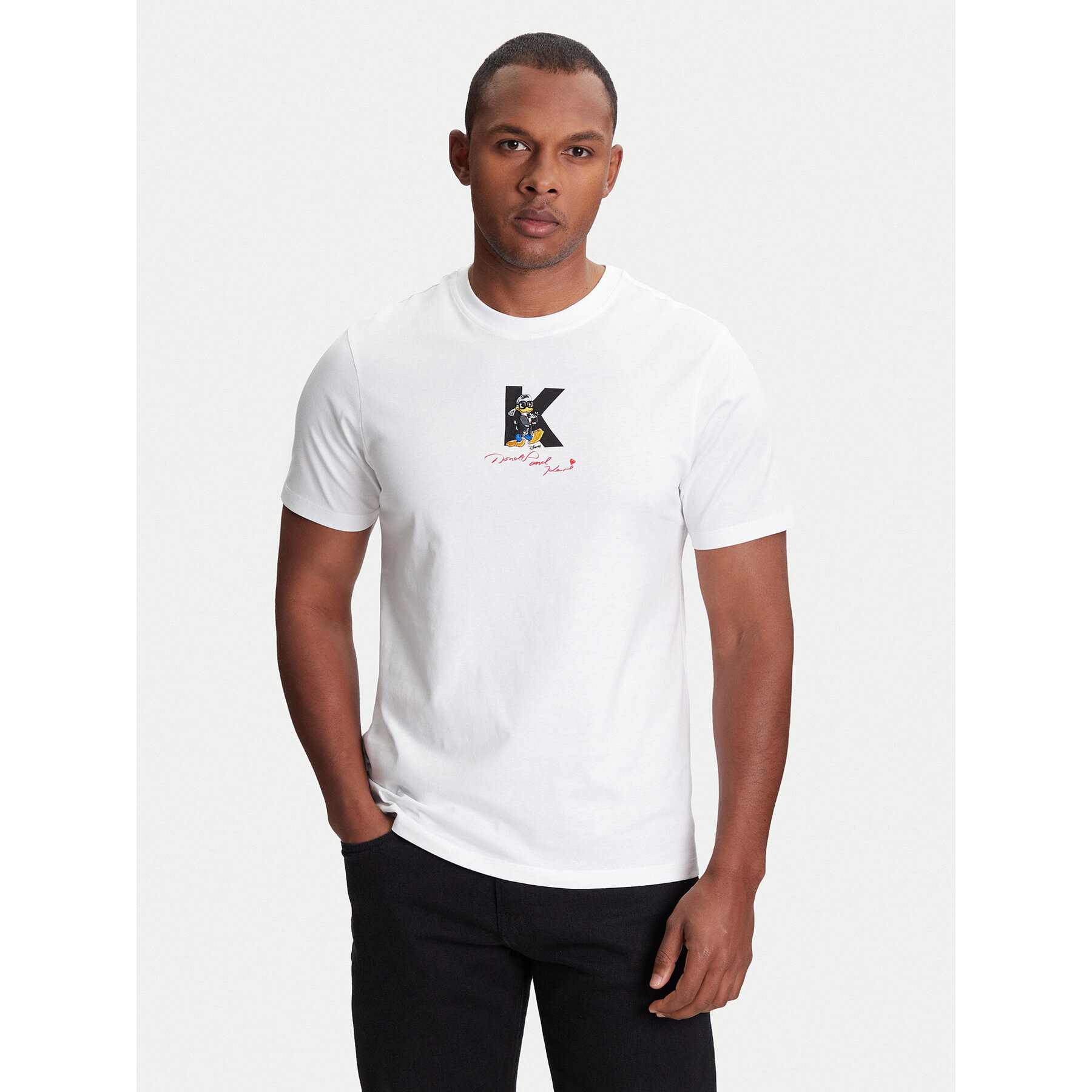 KARL LAGERFELD KARL LAGERFELD T-Shirt 755099 553270 Λευκό Regular Fit