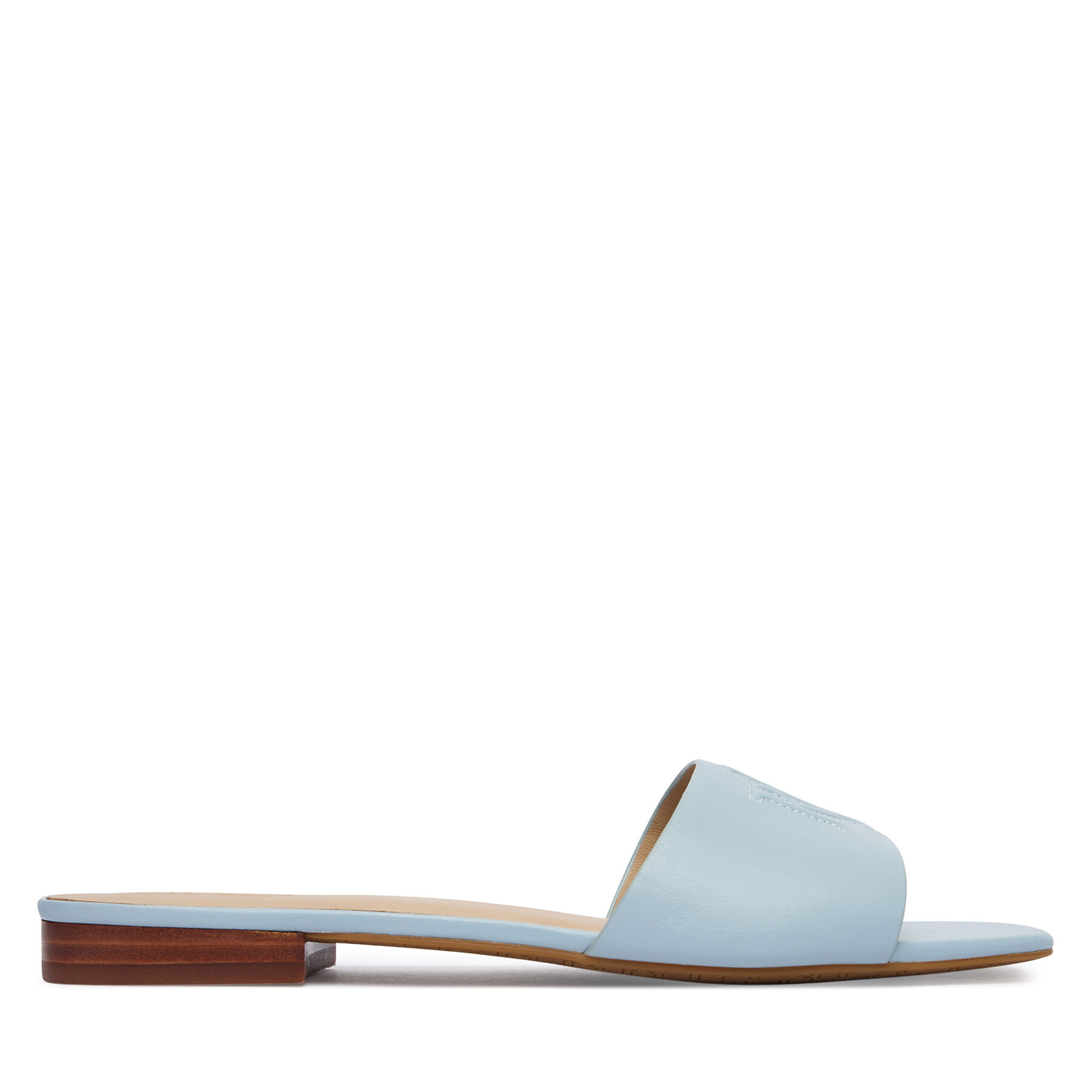 Şlapi LAUREN RALPH LAUREN 802959143011 Albastru deschis