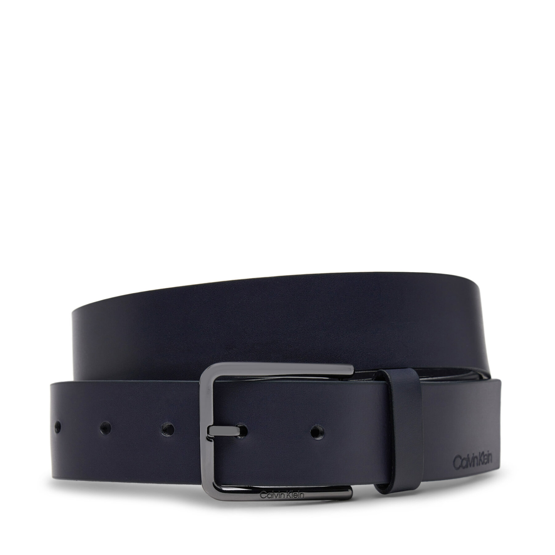Pasek Męski Calvin Klein, Rozmiar 105 Granatowy Warmth Oiled Grain 35Mm K50K509654