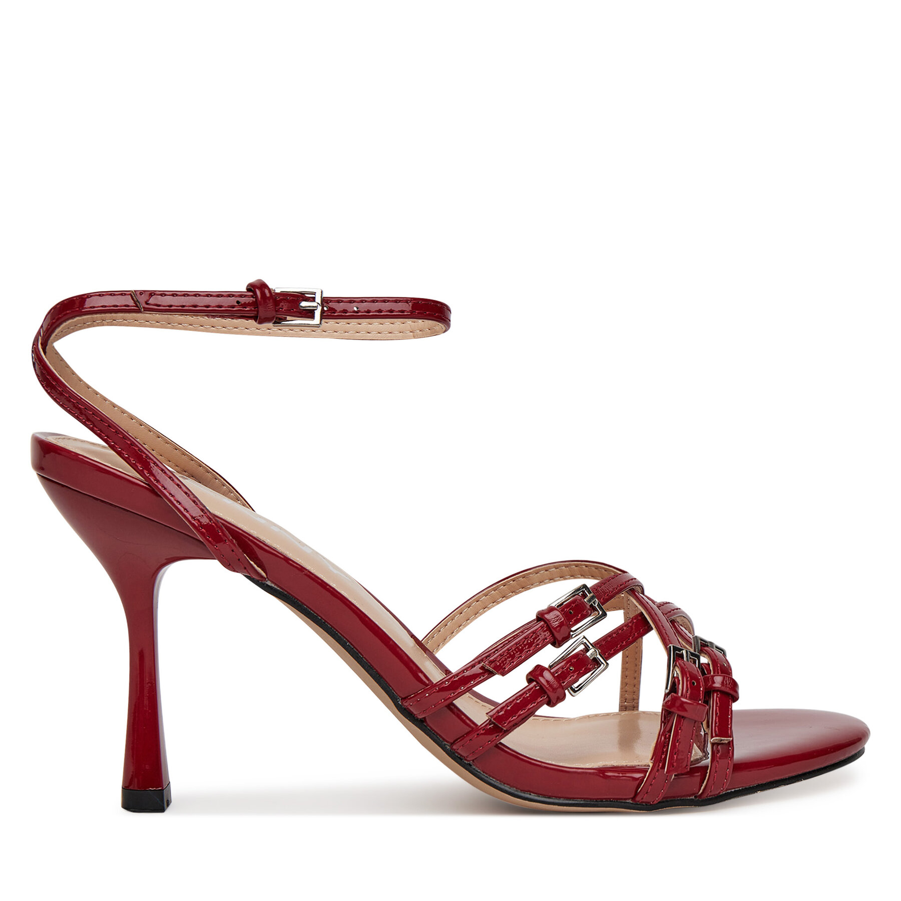 JENNY Donna Sandali, Taglia 37, Rosso, LS6025-08, taglia : 37