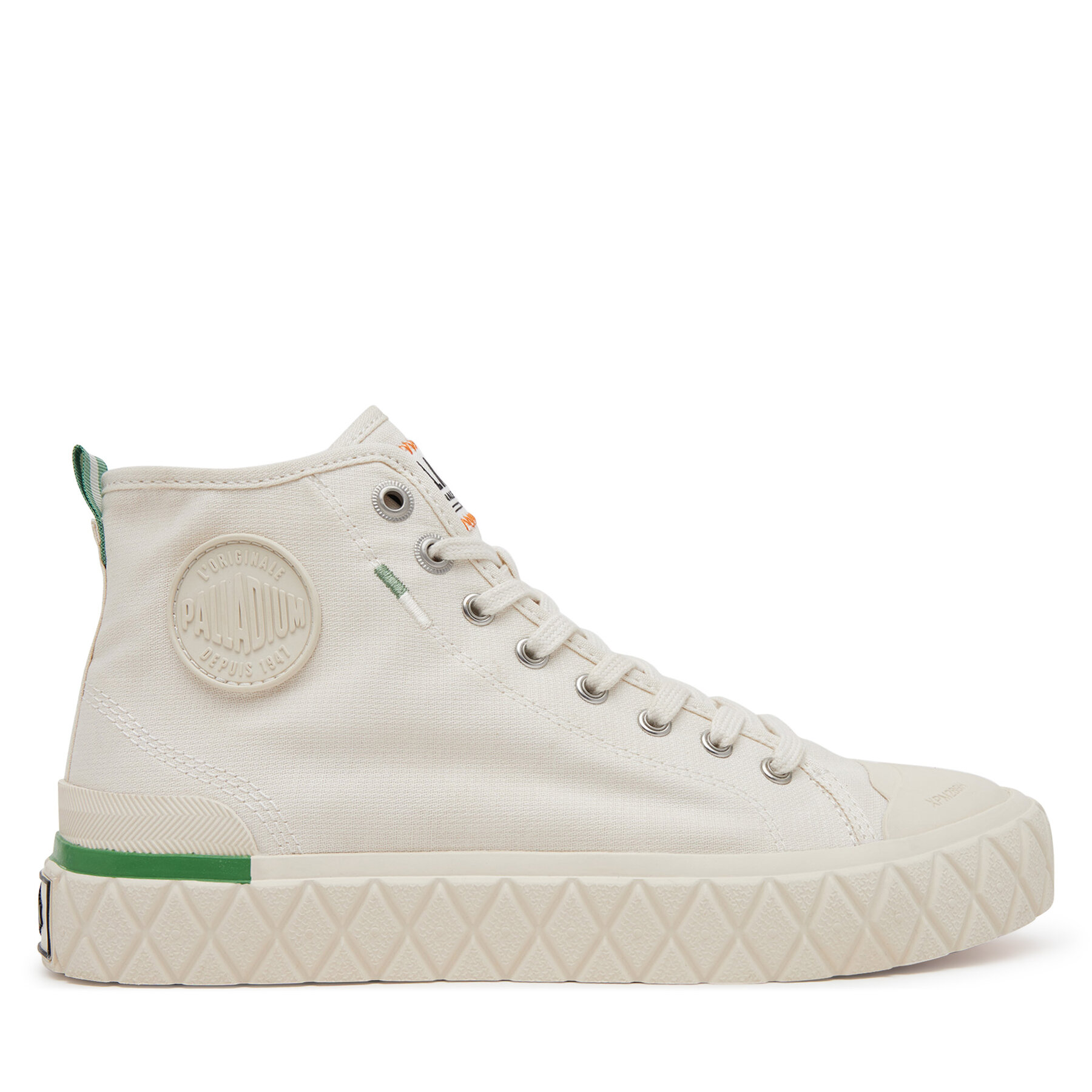 Unisex Plátenky Palladium, Rozmer: 36, Biela, Palla Ace Chukka Org 79142-180-M