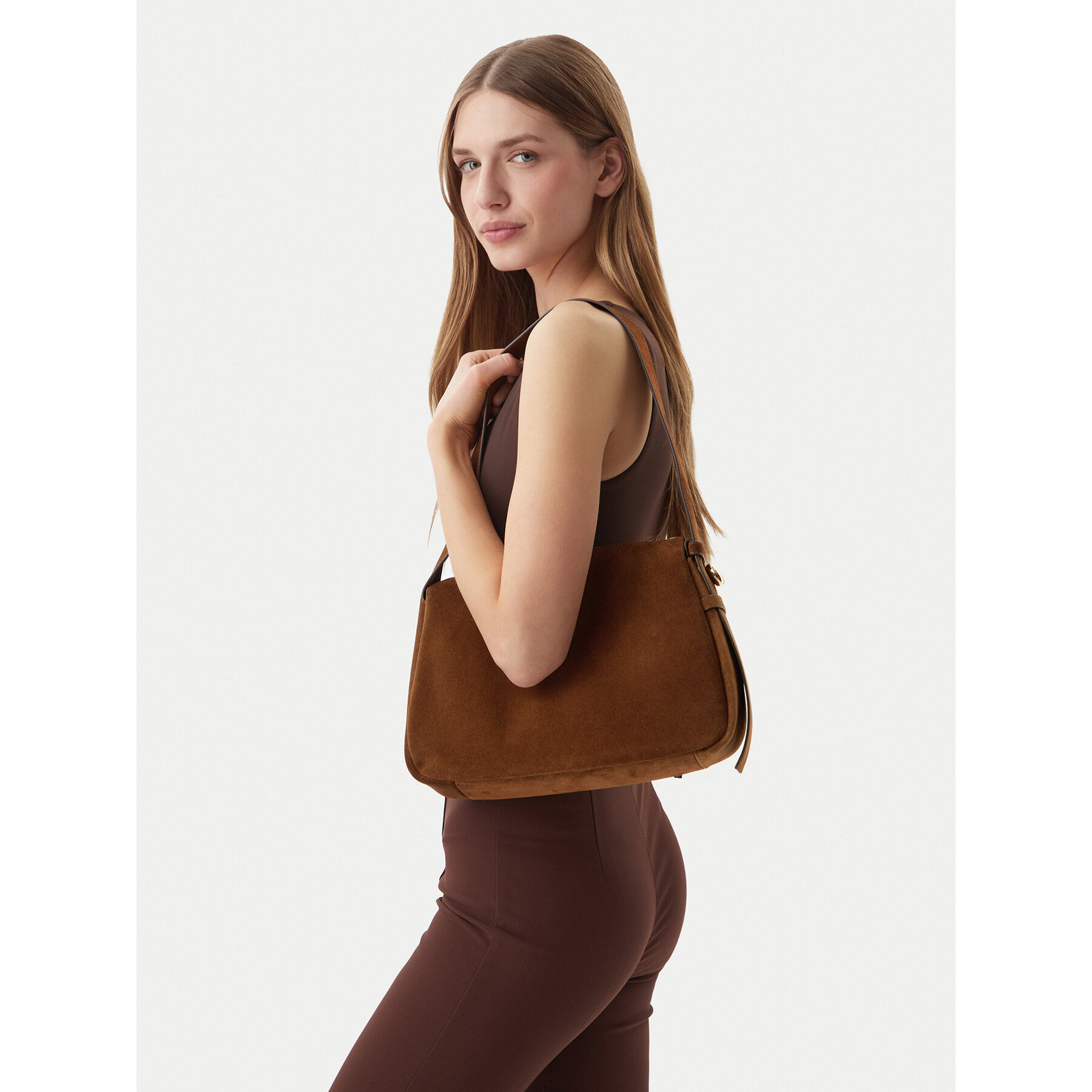 Τσάντα Tory Burch 177365 Καφέ