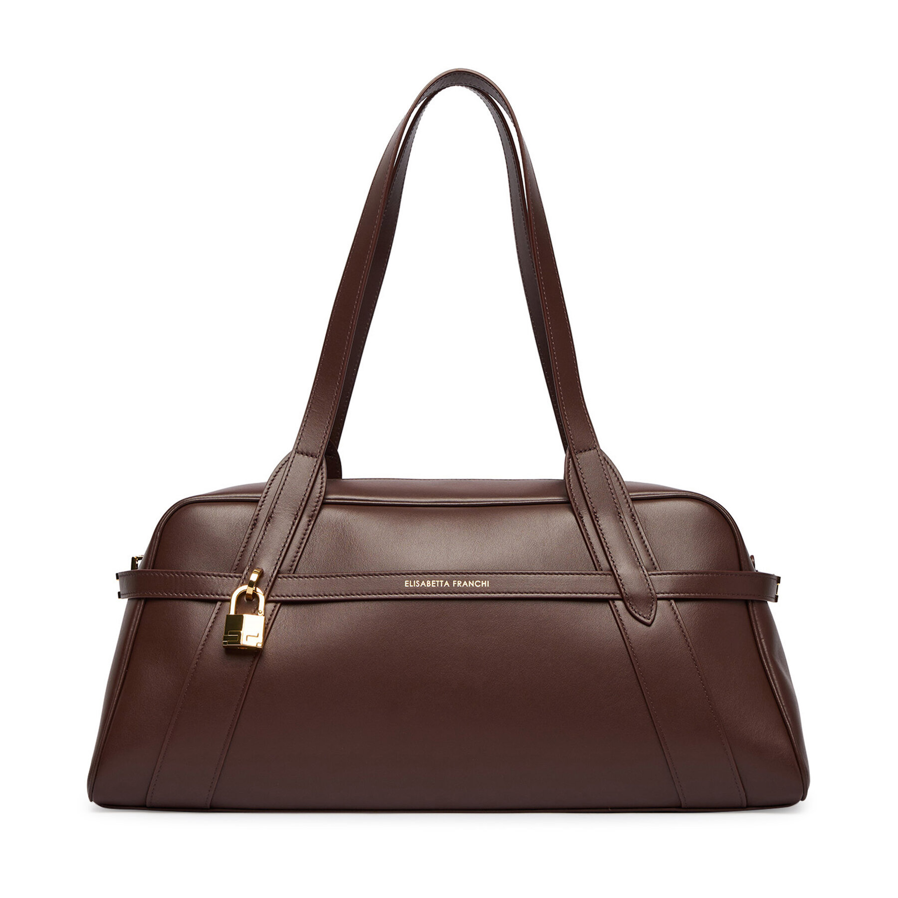 Τσάντα Elisabetta Franchi BS-31N-62E2-V1000 Σκούρο καφέ