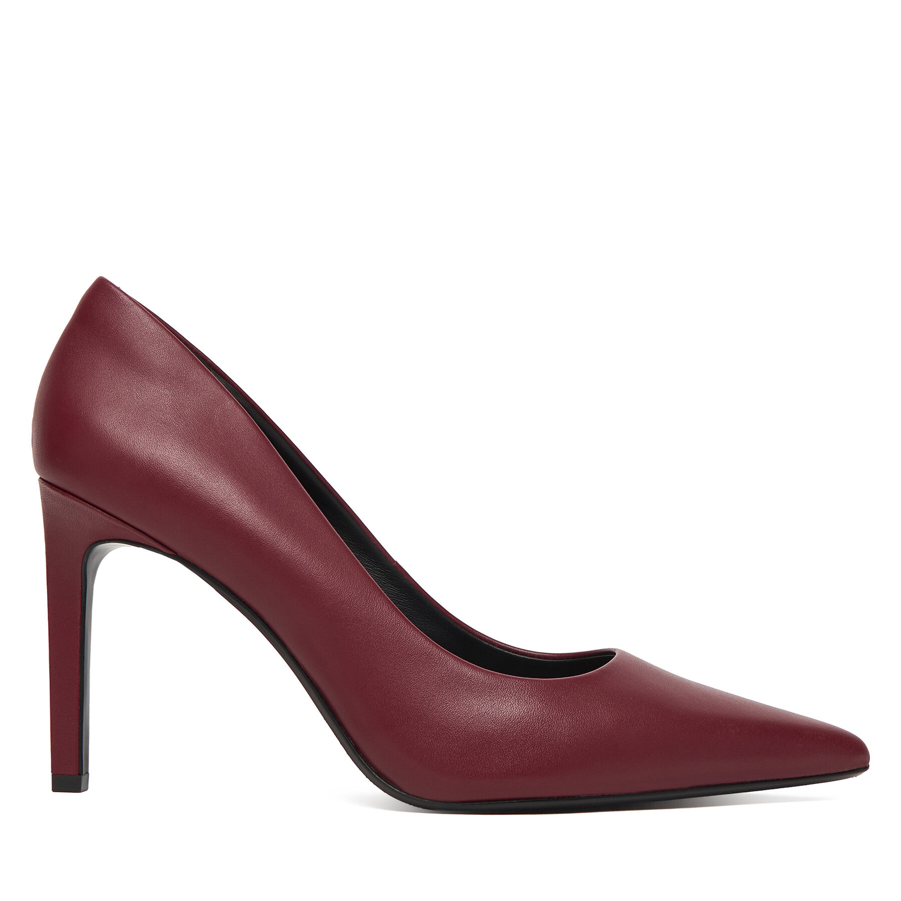 Lodičky Calvin Klein Ess Stiletto 90 HW0HW02608 Bordová
