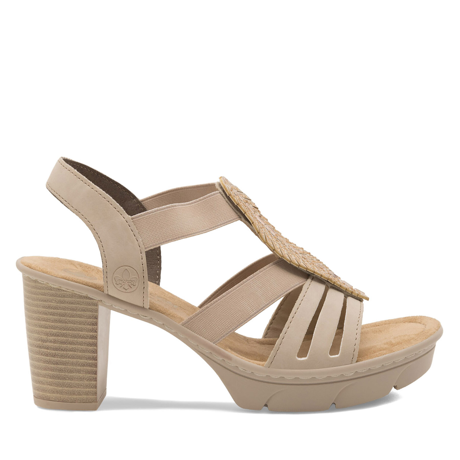 Sandale Rieker 67526-62 Bej