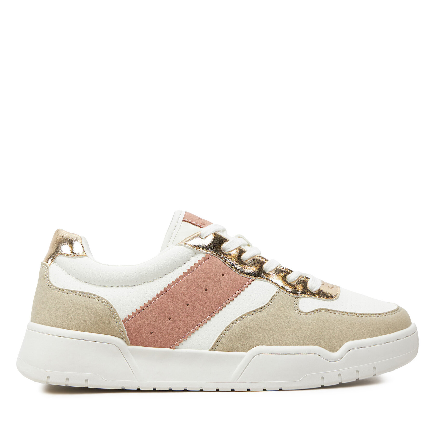 Damen Sneakers ONLY Shoes, Schuhgröße 39, Beige, 15320191