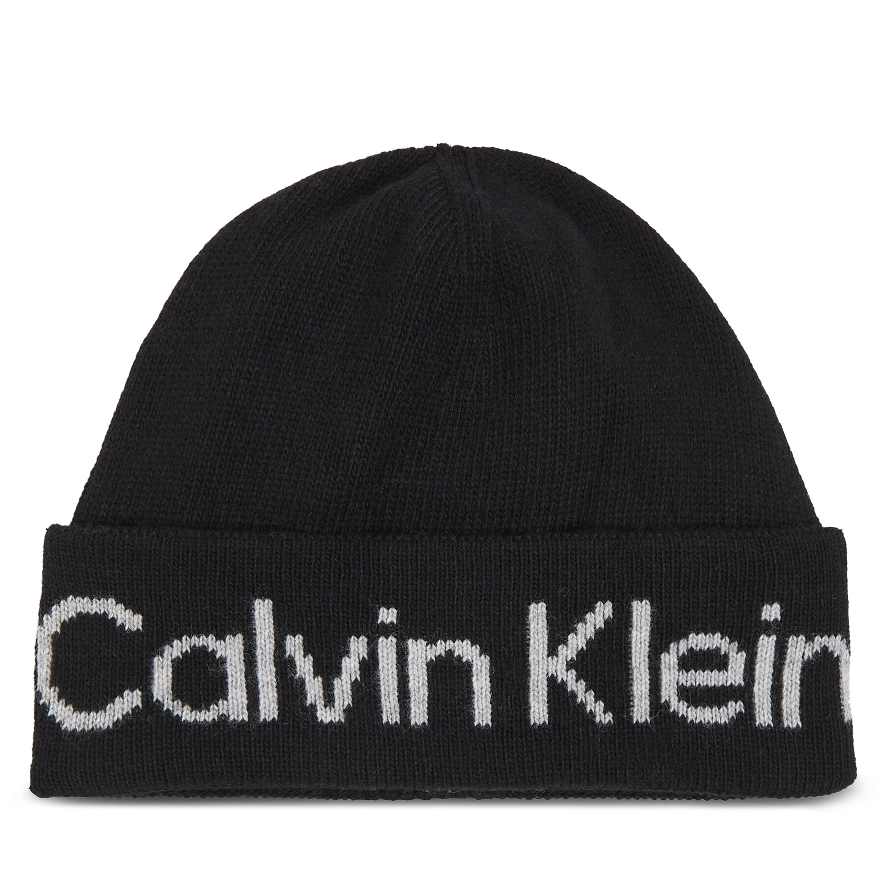 Sapka Calvin Klein Logo Reverso Tonal Beanie K60K611151 Fekete