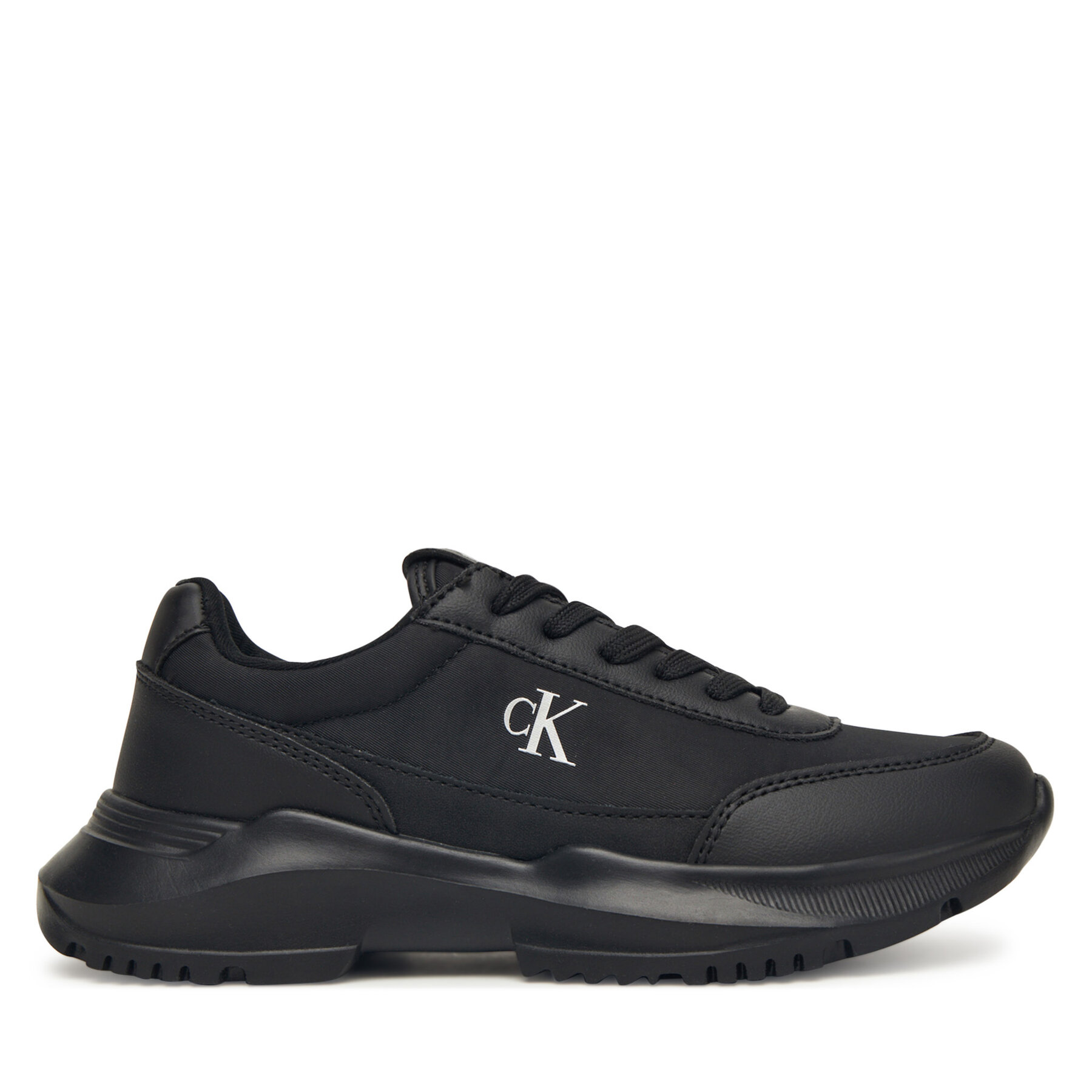 Sneakersy Calvin Klein Low Cut Lace Up Sneaker V3A9-83105-1695 D Čierna