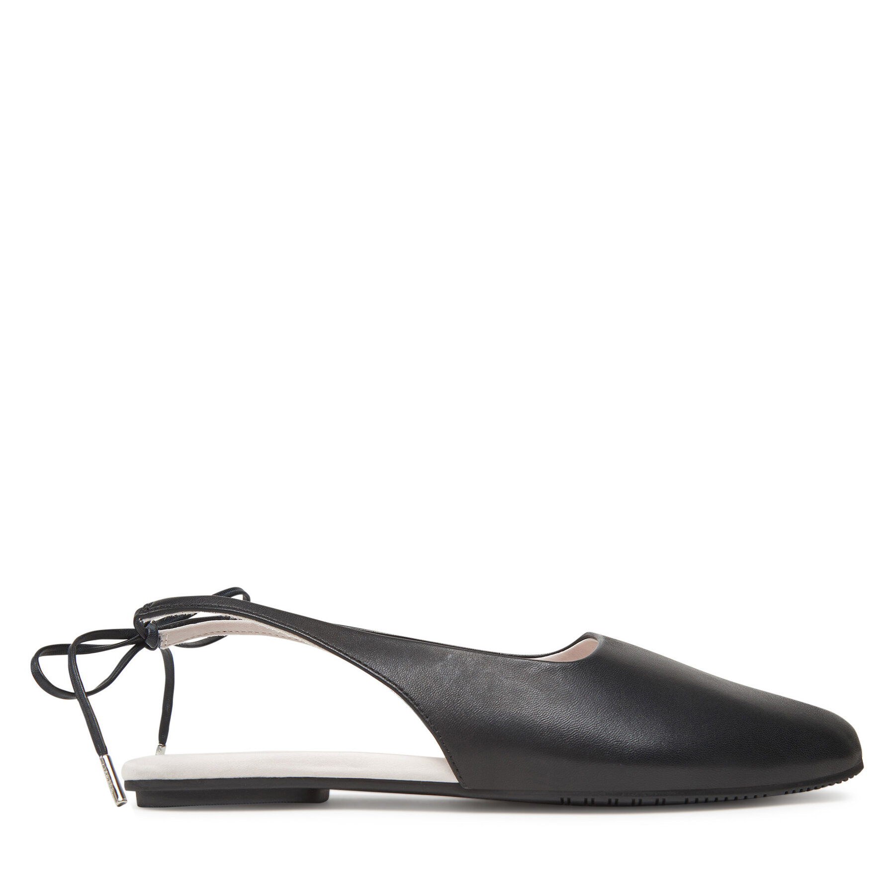 Sandale Calvin Klein Ballerina Sling Back Lth HW0HW02655 Negru