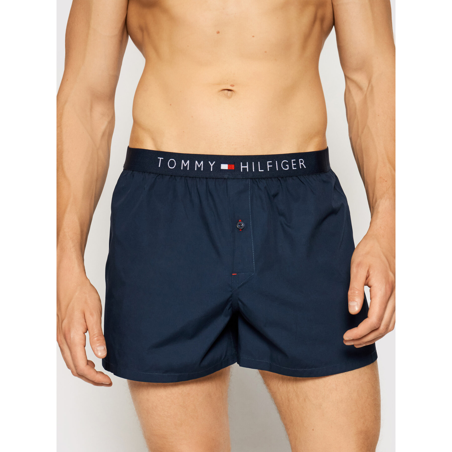 Tommy Hilfiger Boxer Cotton Woven Boxer Icon 1U87905489 Blu scuro
