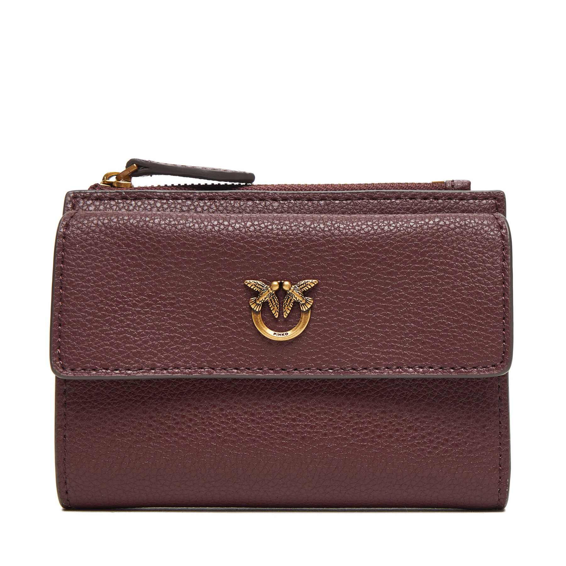 Veľká dámska peňaženka PINKO Compact Wallet AI 25-26 PCPL 103612 A29Q Bordová