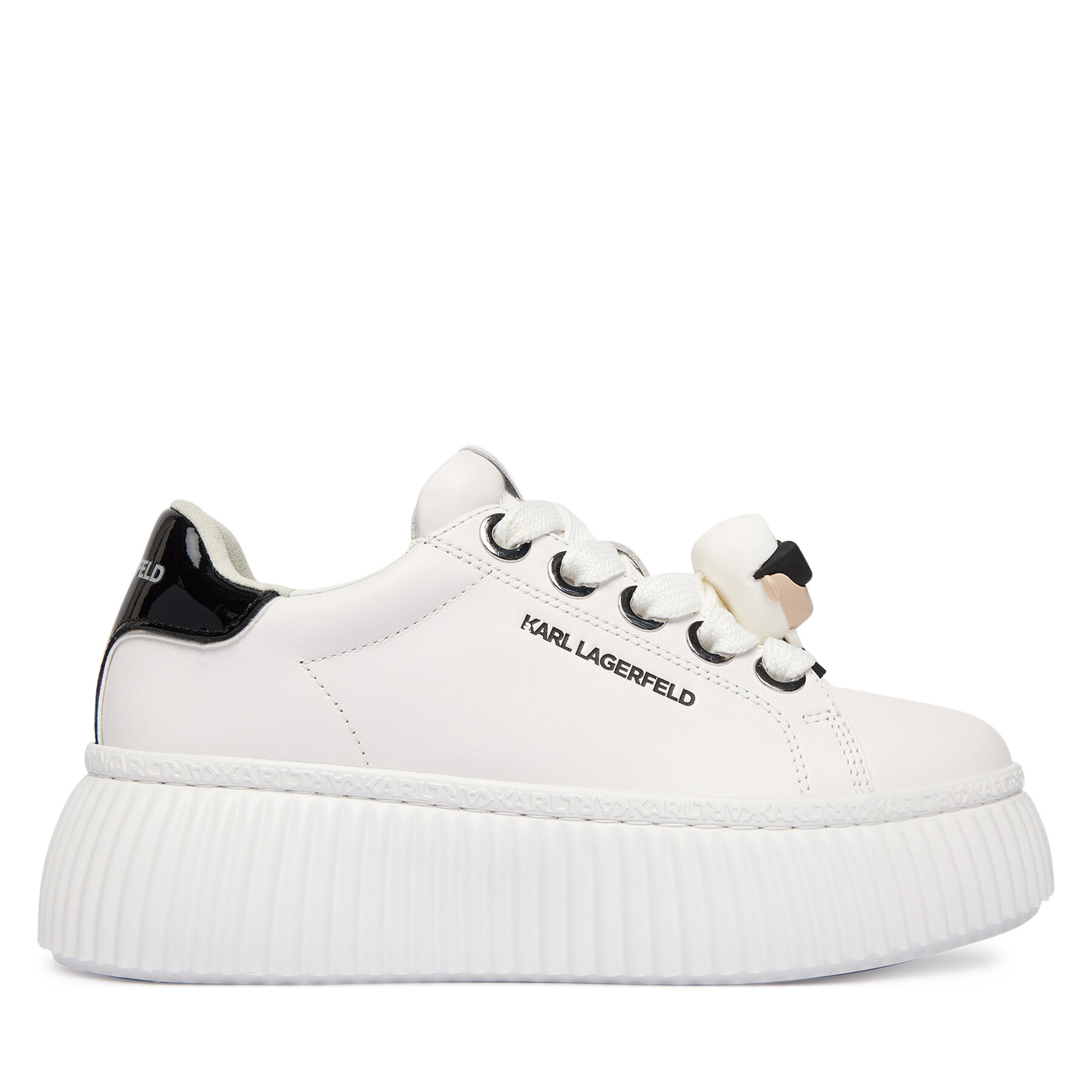Sneakers KARL LAGERFELD Kreeper Lo KL42336T Bianco