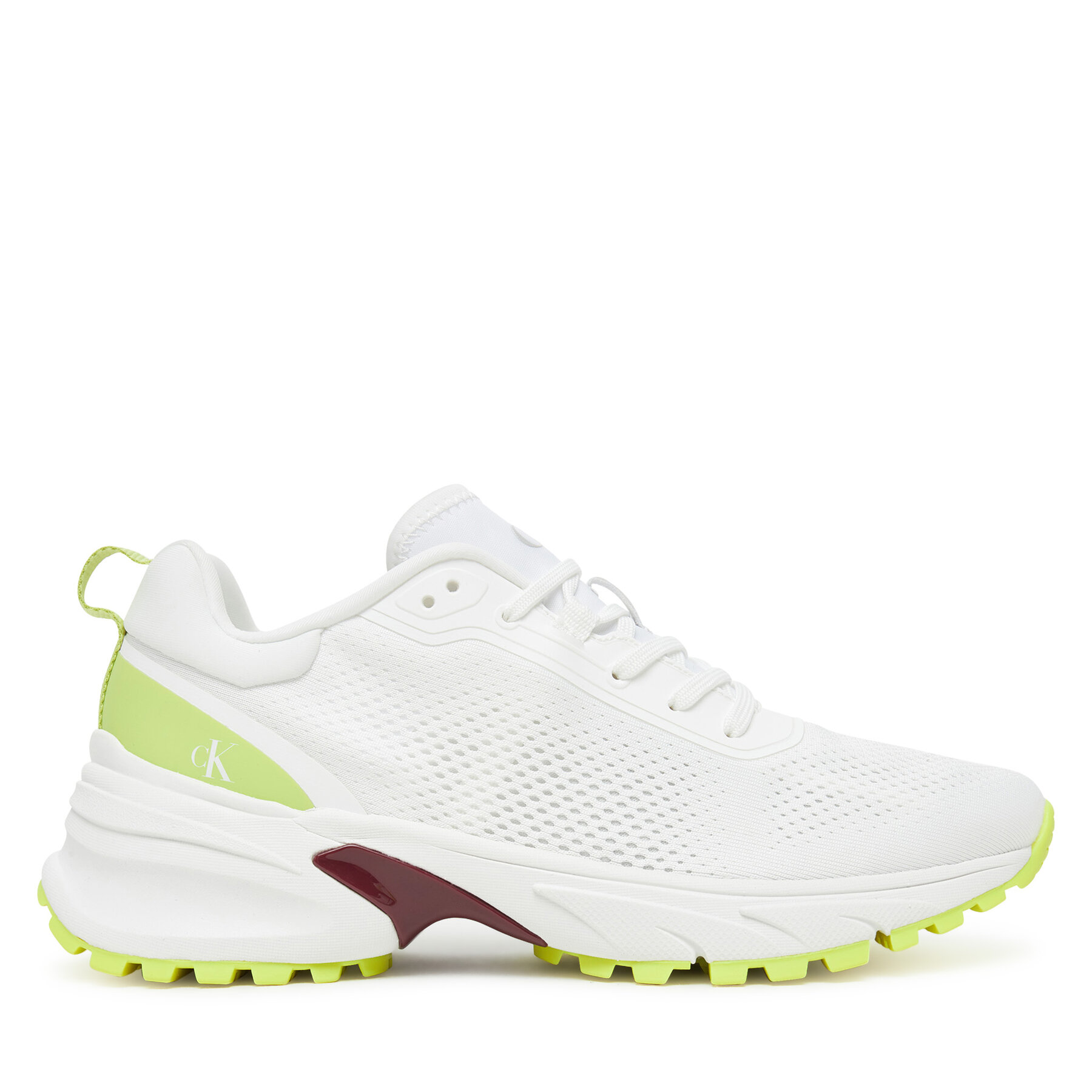 Sneakers Calvin Klein Jeans Hike Runner Mg Tech YW0YW01856 Bianco