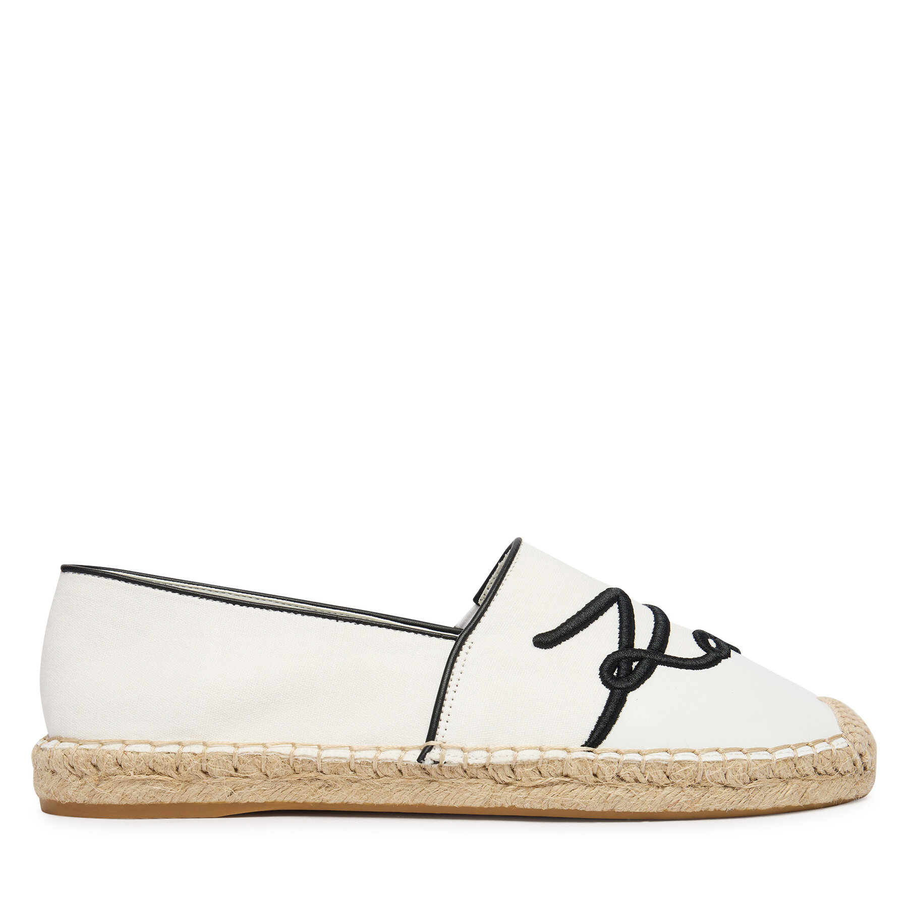 Espadrile KARL LAGERFELD Kamini KL80123R Alb