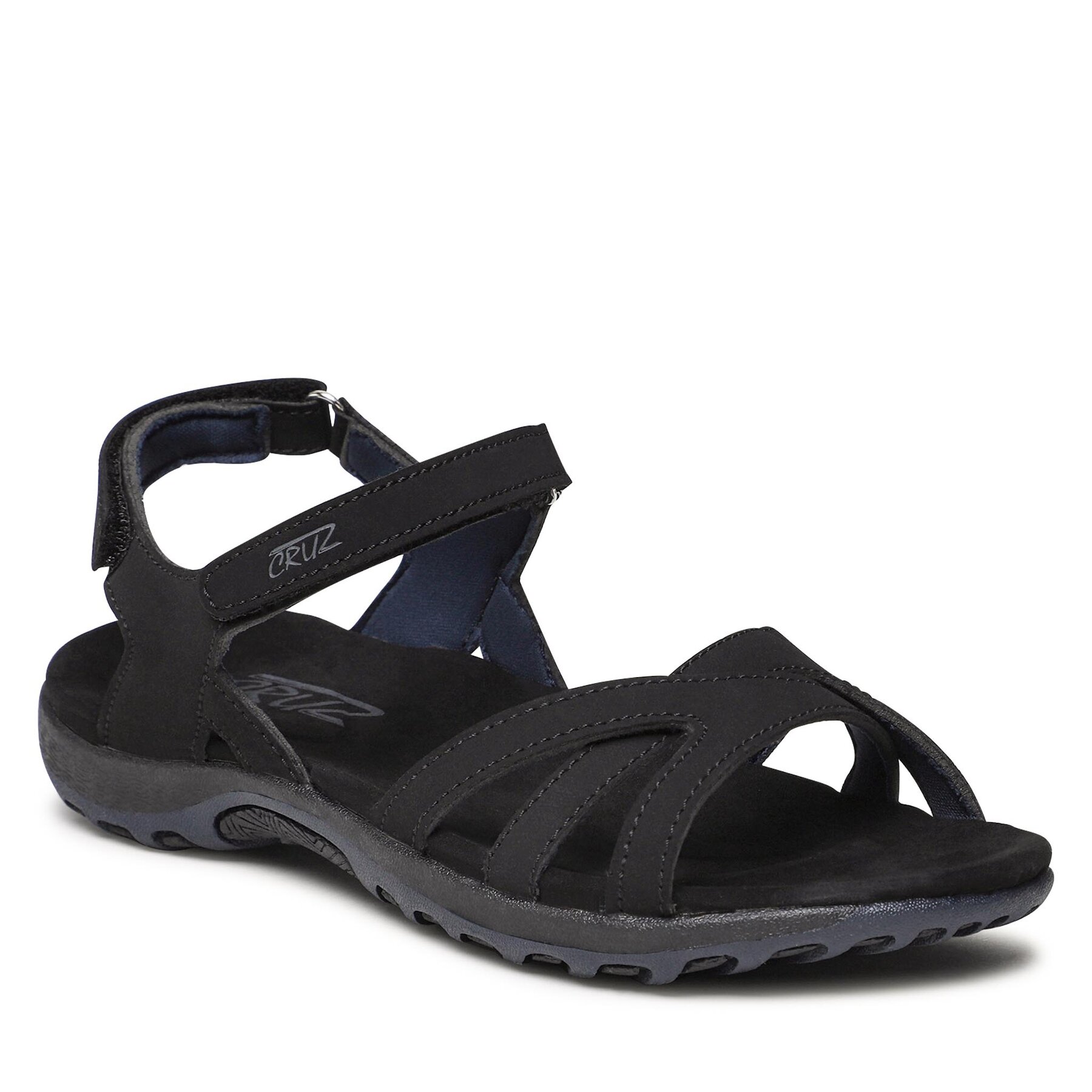 Sandale CRUZ Highcliff W Sandal CR161742 1001S Black Solid CRUZ imagine noua