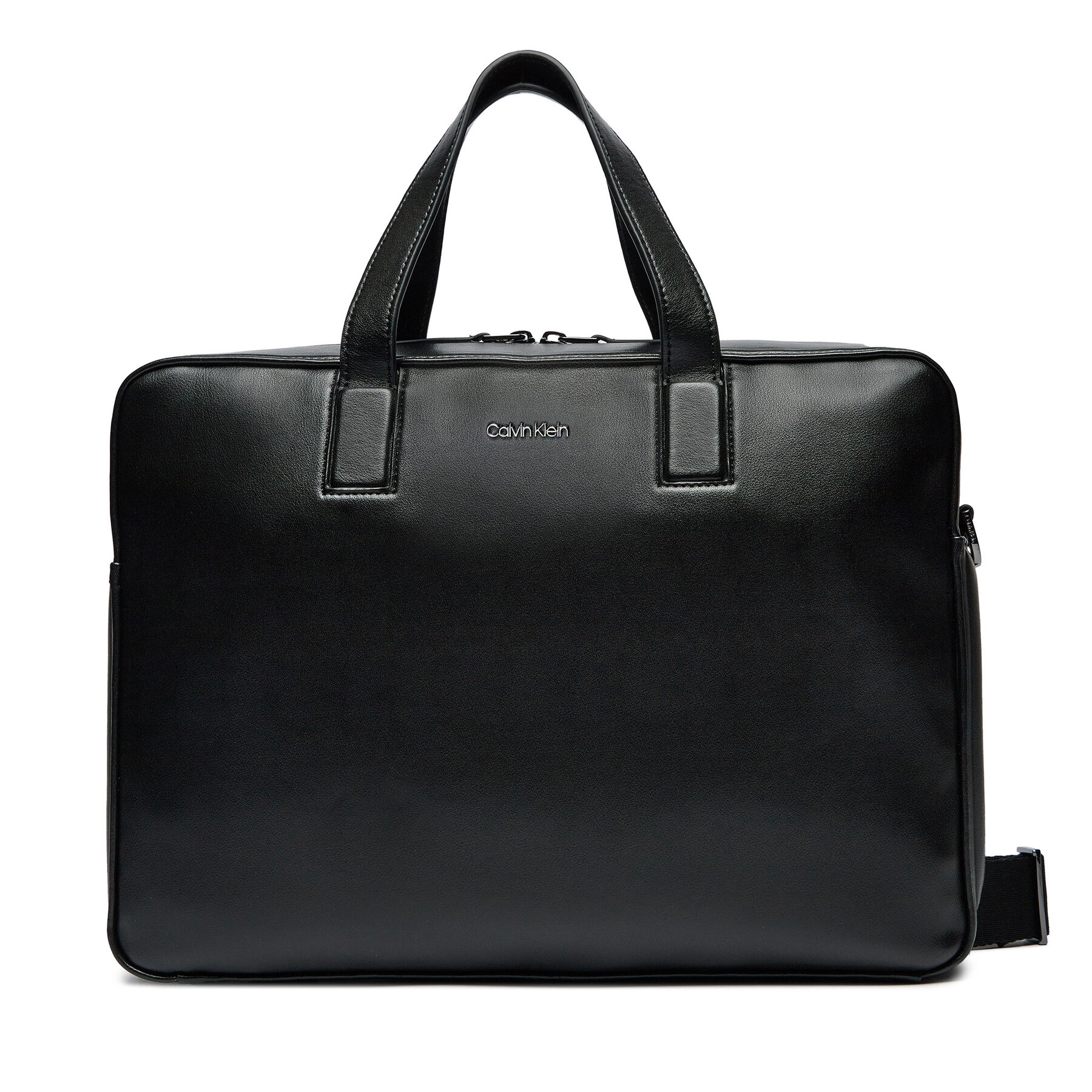 Torba na laptopa Calvin Klein Czarny Line Quilt Pu Laptop Bag K50K511876