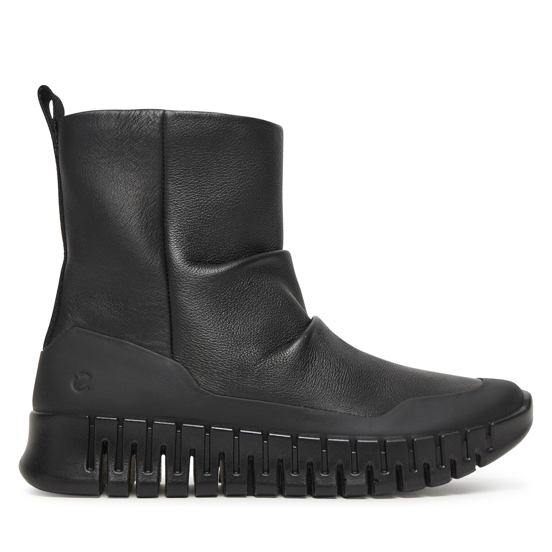 Členková obuv ECCO Gruuv Pull On Mid FashiOn 21831351052 Čierna