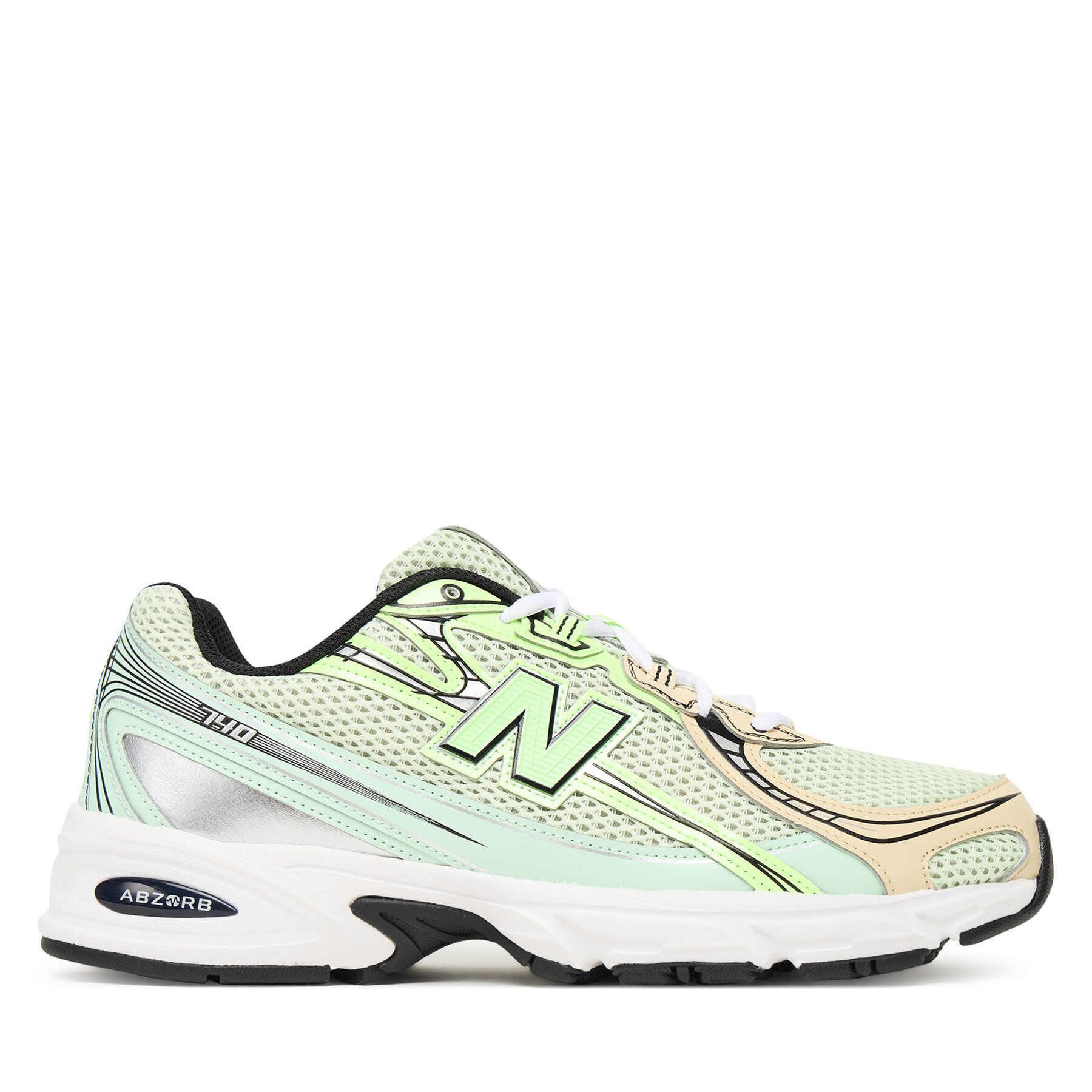 Sneakersy New Balance U740YC2 M Zelená