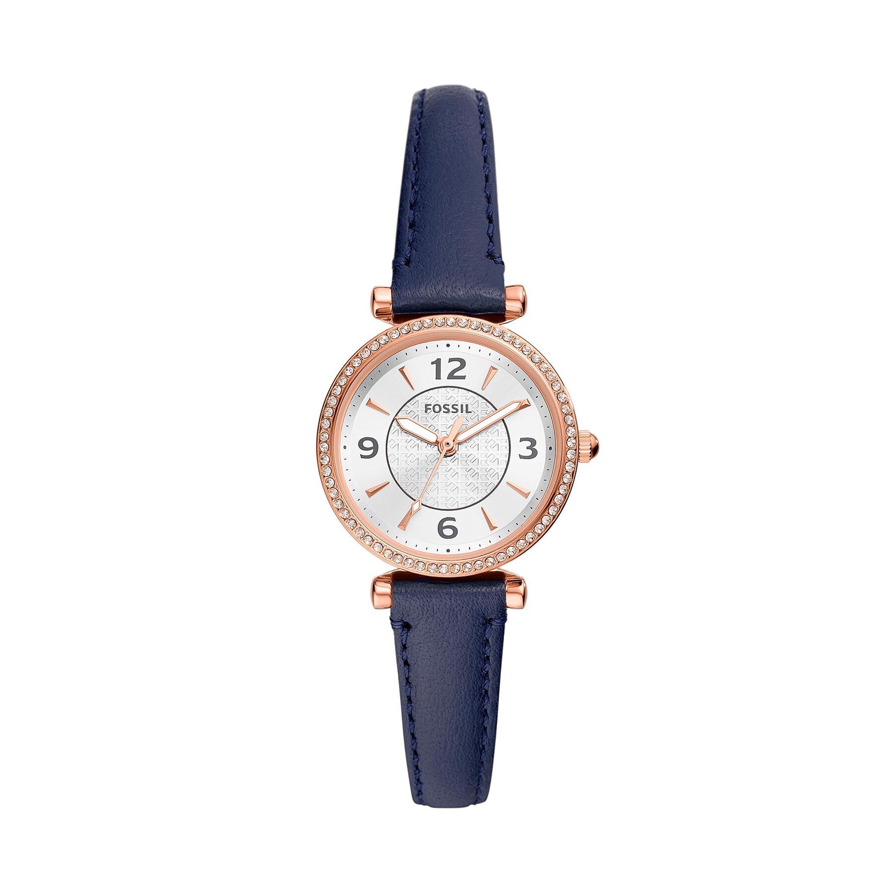 

Годинник Fossil Carlie ES5295 Rose Gold/Navy, Cиній