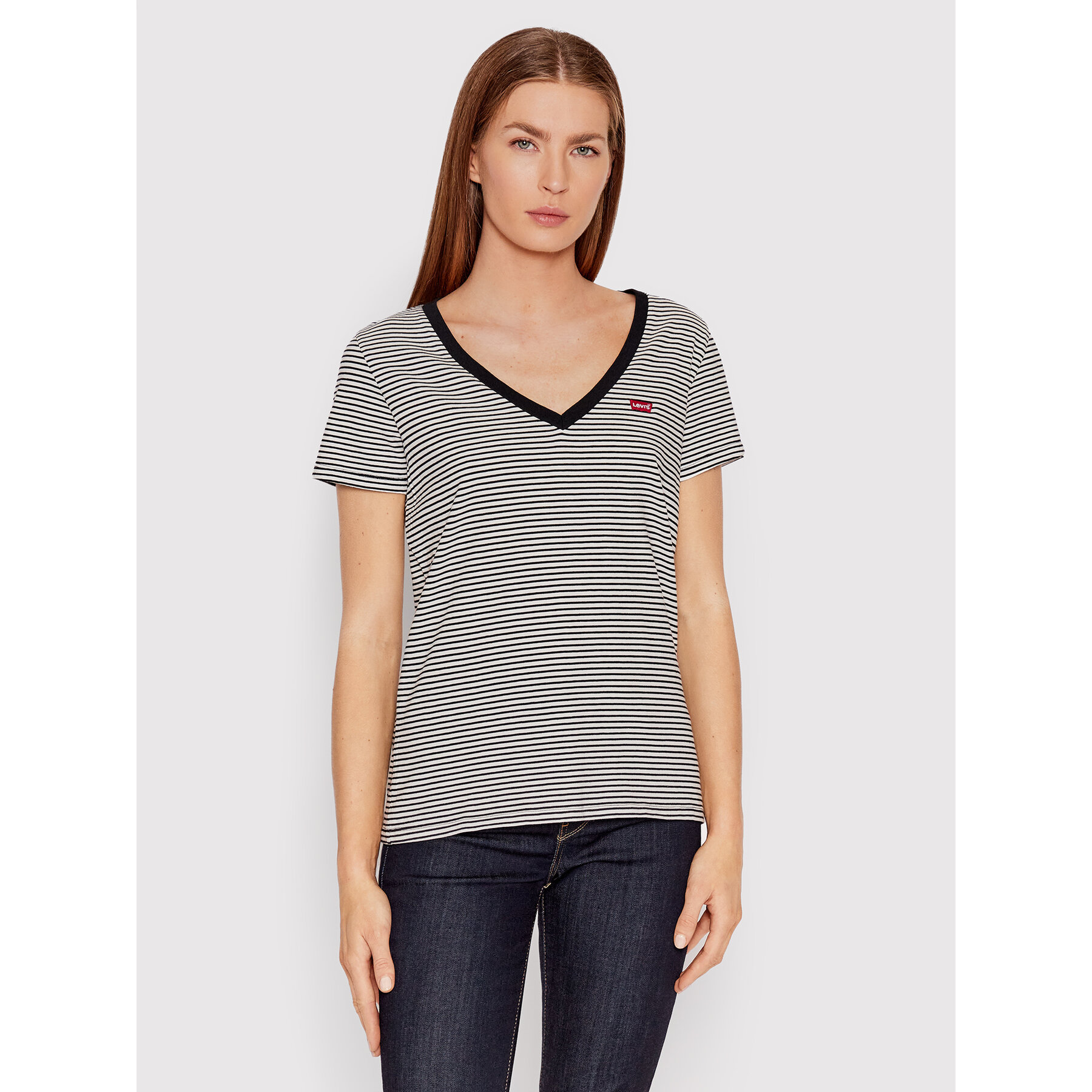 Levi's® Póló Perfect V-Neck Tee 85341-0004 Színes Regular Fit
