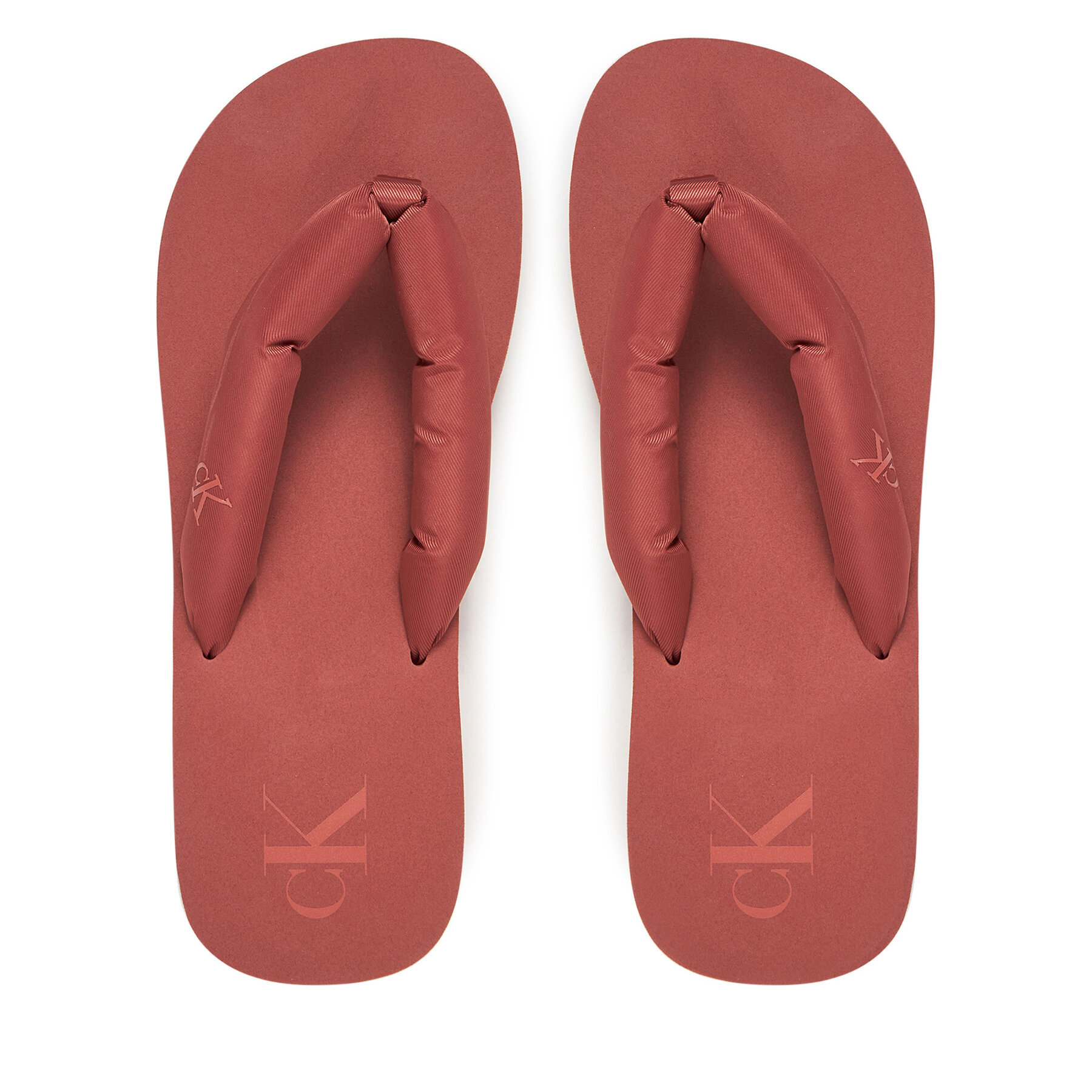 Flip-flops Calvin Klein Jeans Beach Sandal Flatform Ttxr Satin YW0YW01723 Barna