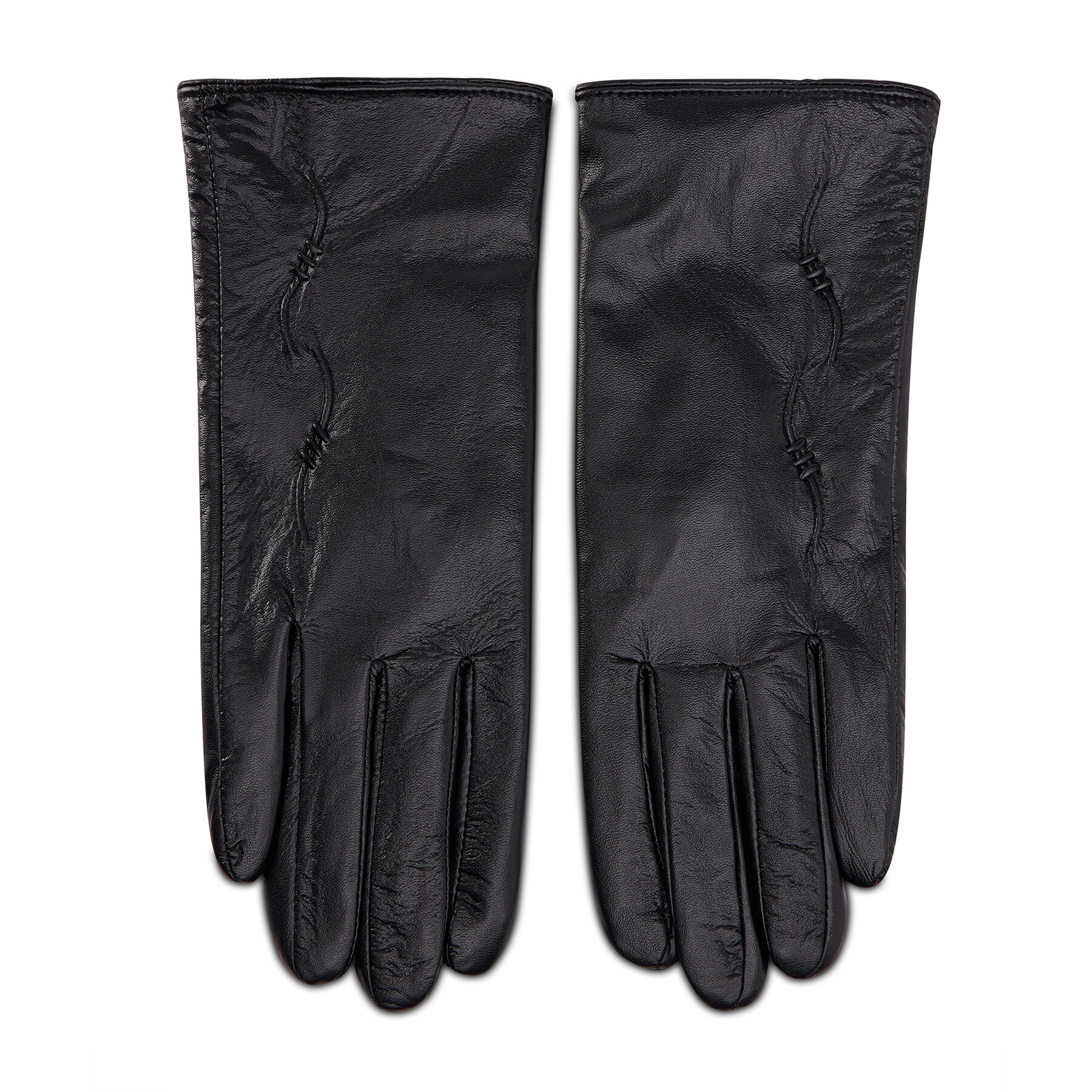 Guanti da donna Semi Line P8205-0 Nero, Taglia XL, taglia : XL
