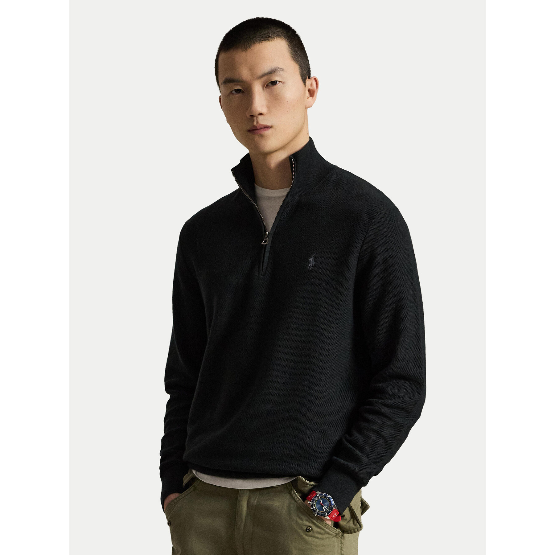Polo Ralph Lauren Pullover 710B18060008 Schwarz Regular Fit
