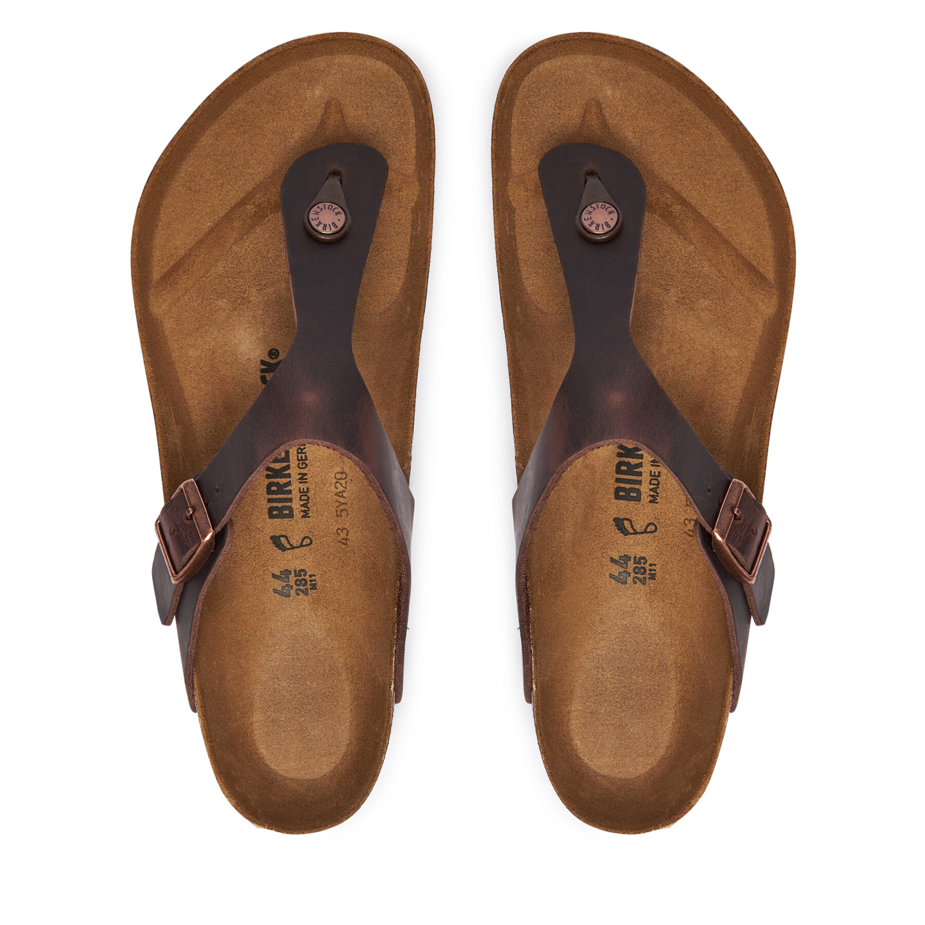 Žabky Birkenstock Gizeh 0743831 Hnědá