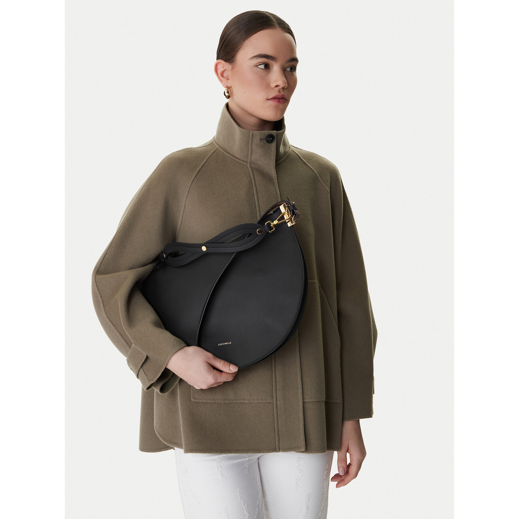 Geantă Coccinelle QKF Coccinellesunup E1 QKF 13 01 01 Negru