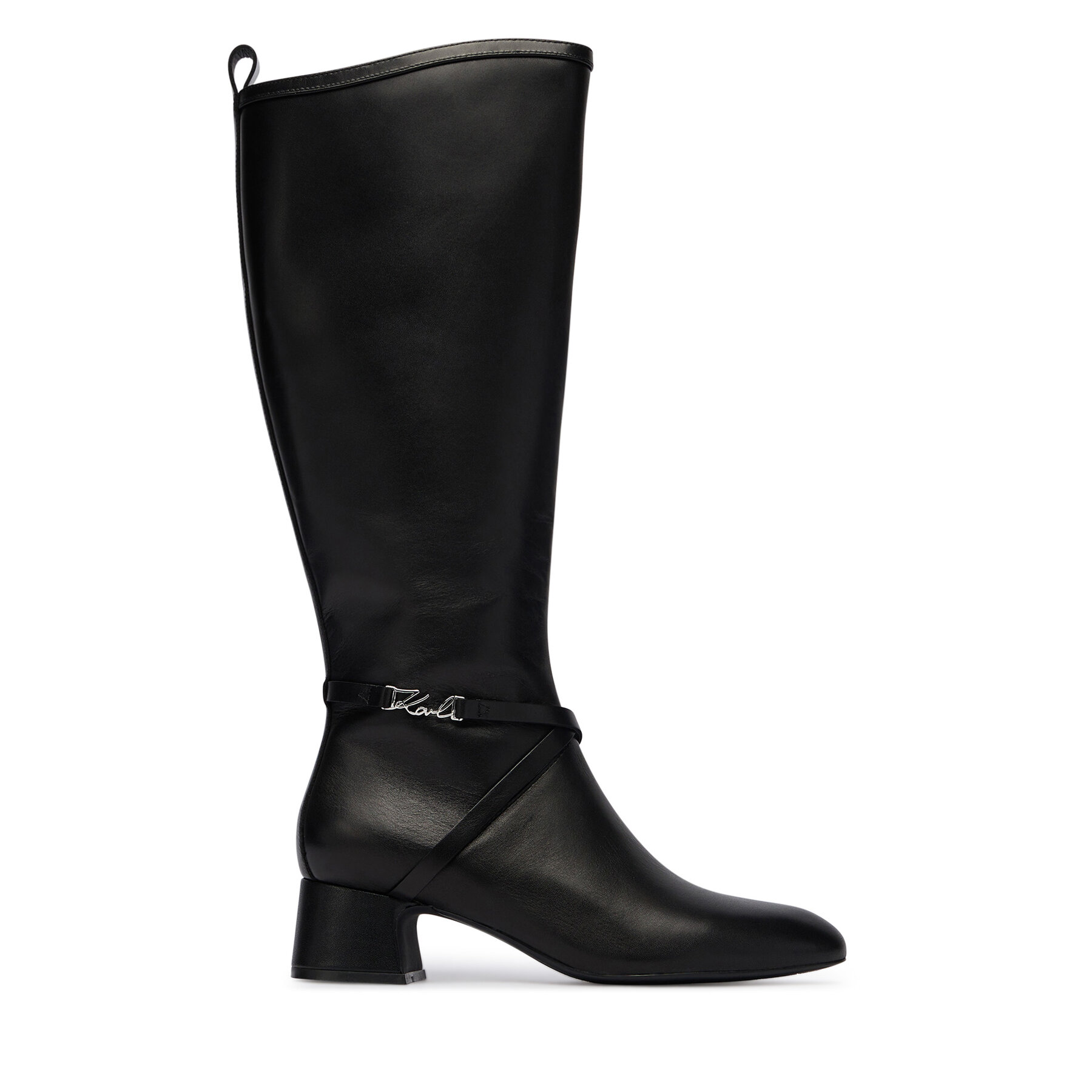 Čižmy KARL LAGERFELD KL30375 Čierna