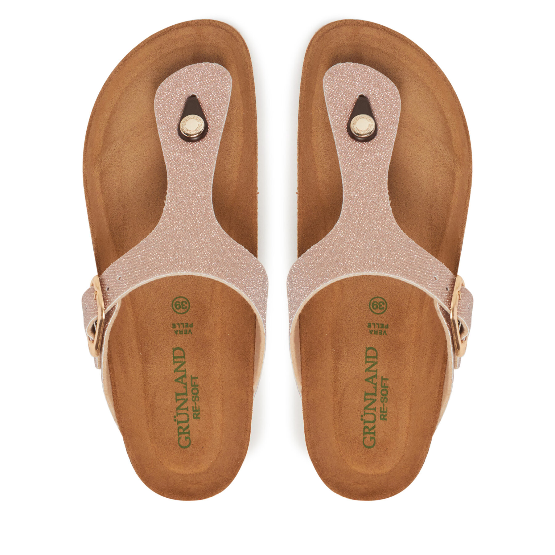 Damskie Grünland Japonki, Rozmiar 39 Różowy Sara CC0112