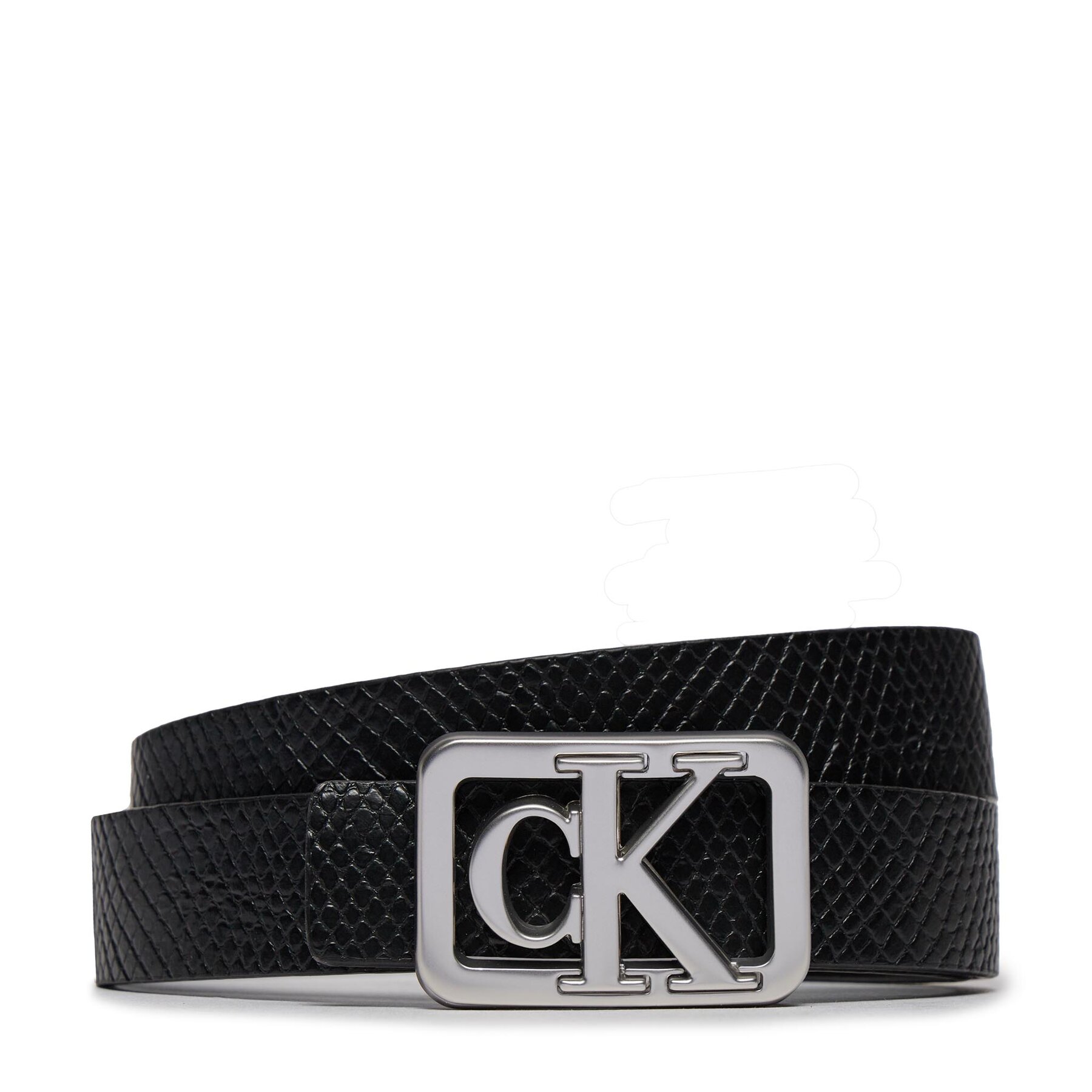 Curea de Damă Calvin Klein Jeans Mono Plaque Rev Lthr Belt 25Mm K60K611487 Negru