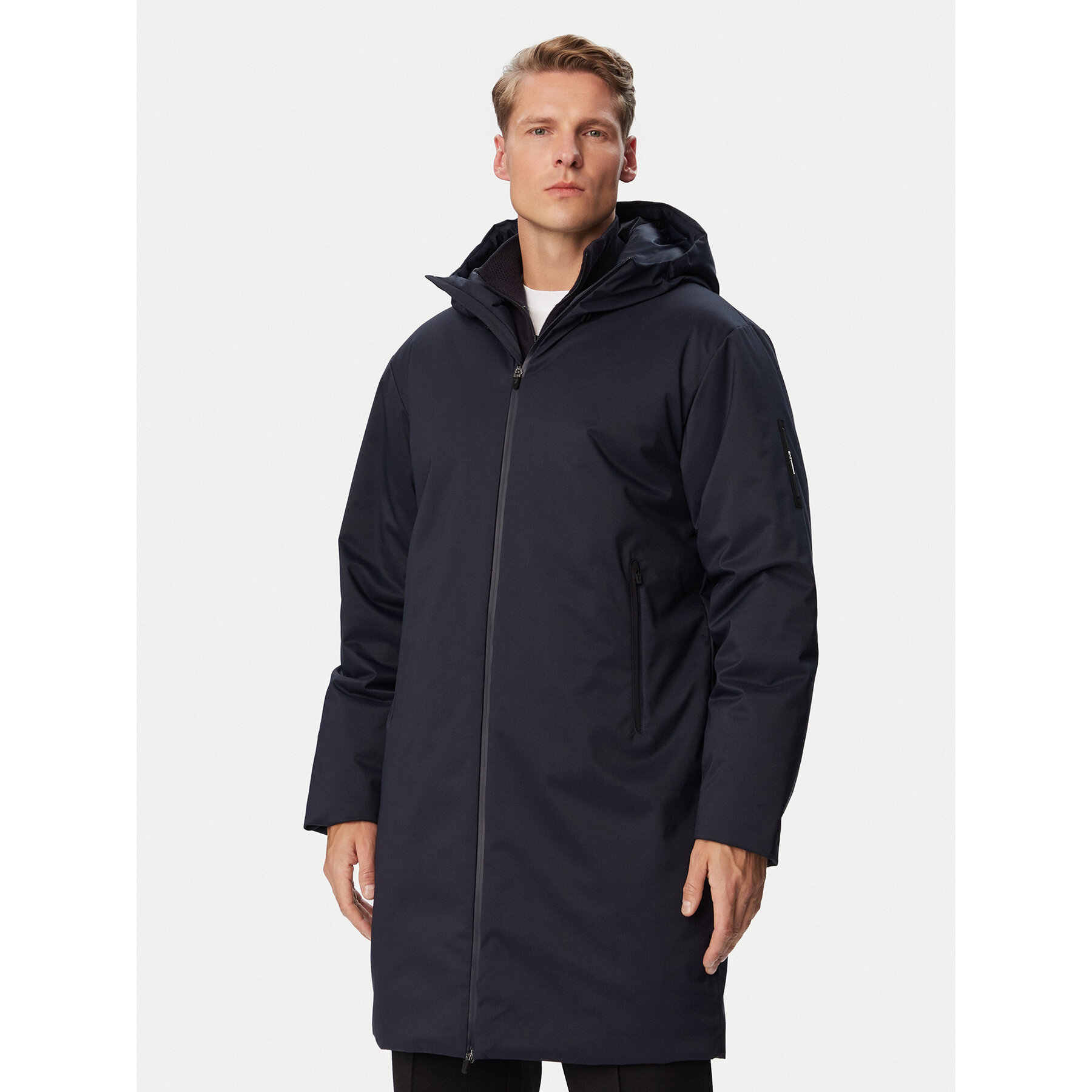 EA7 Emporio Armani Übergangsjacke 7M002377 AF15952 UB102 Dunkelblau Regular Fit