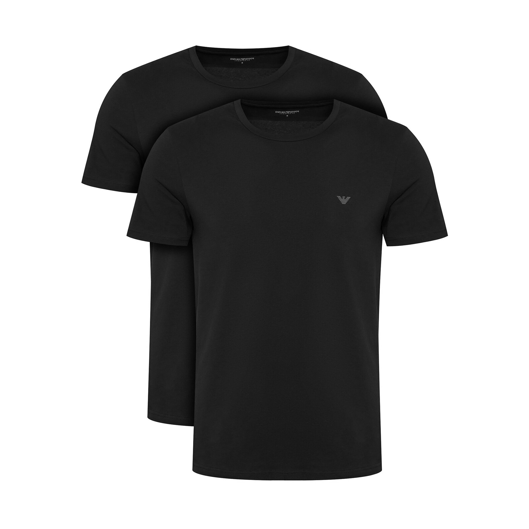 Emporio Armani Underwear Póló szett EM000391 AF18881 MC005 Fekete Slim Fit
