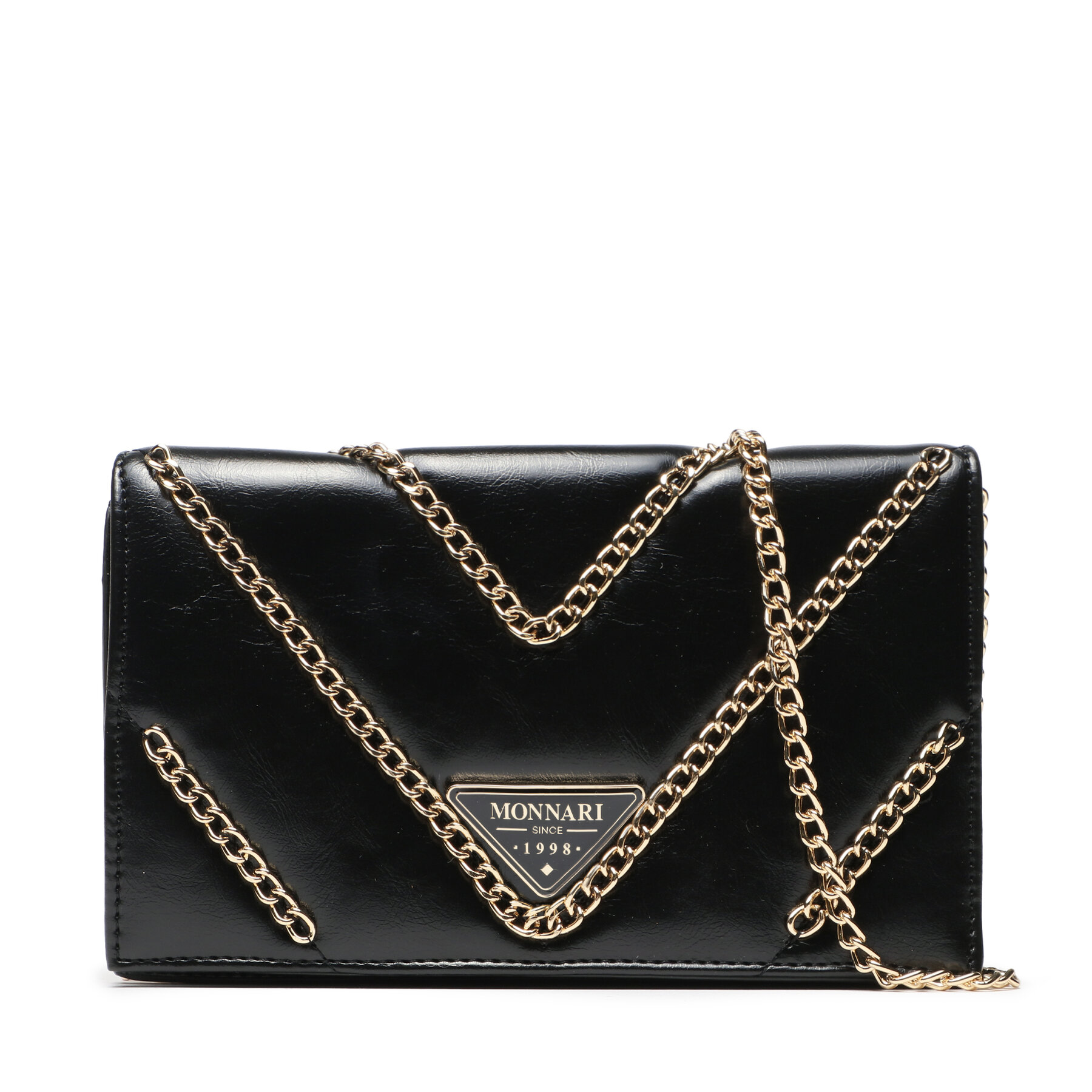 Monnari Τσάντα Monnari BAG4010-020 Μαύρη επίστρωση από ρόδιο