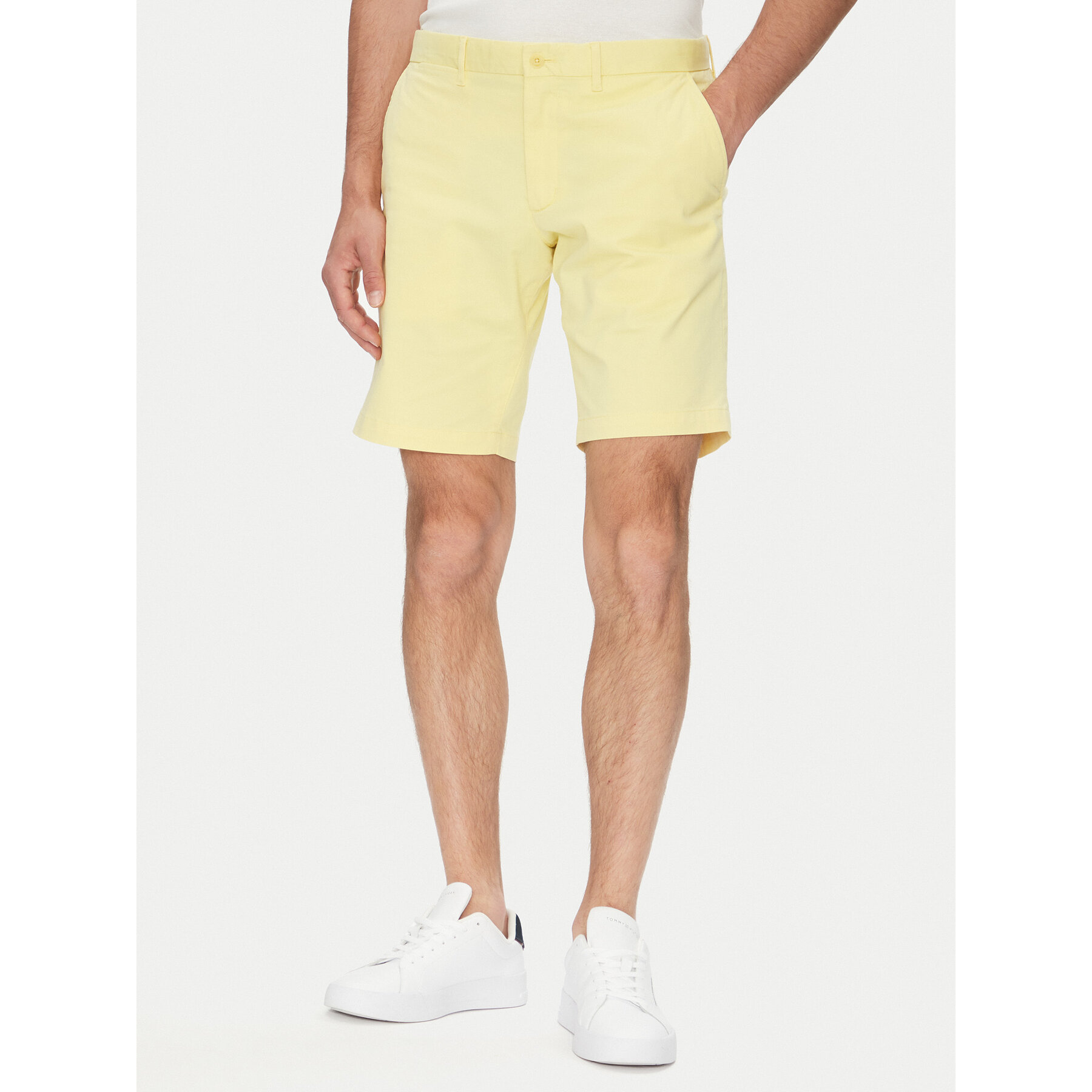 Tommy Hilfiger Stoffshorts Brooklyn MW0MW23563 Gelb Regular Fit