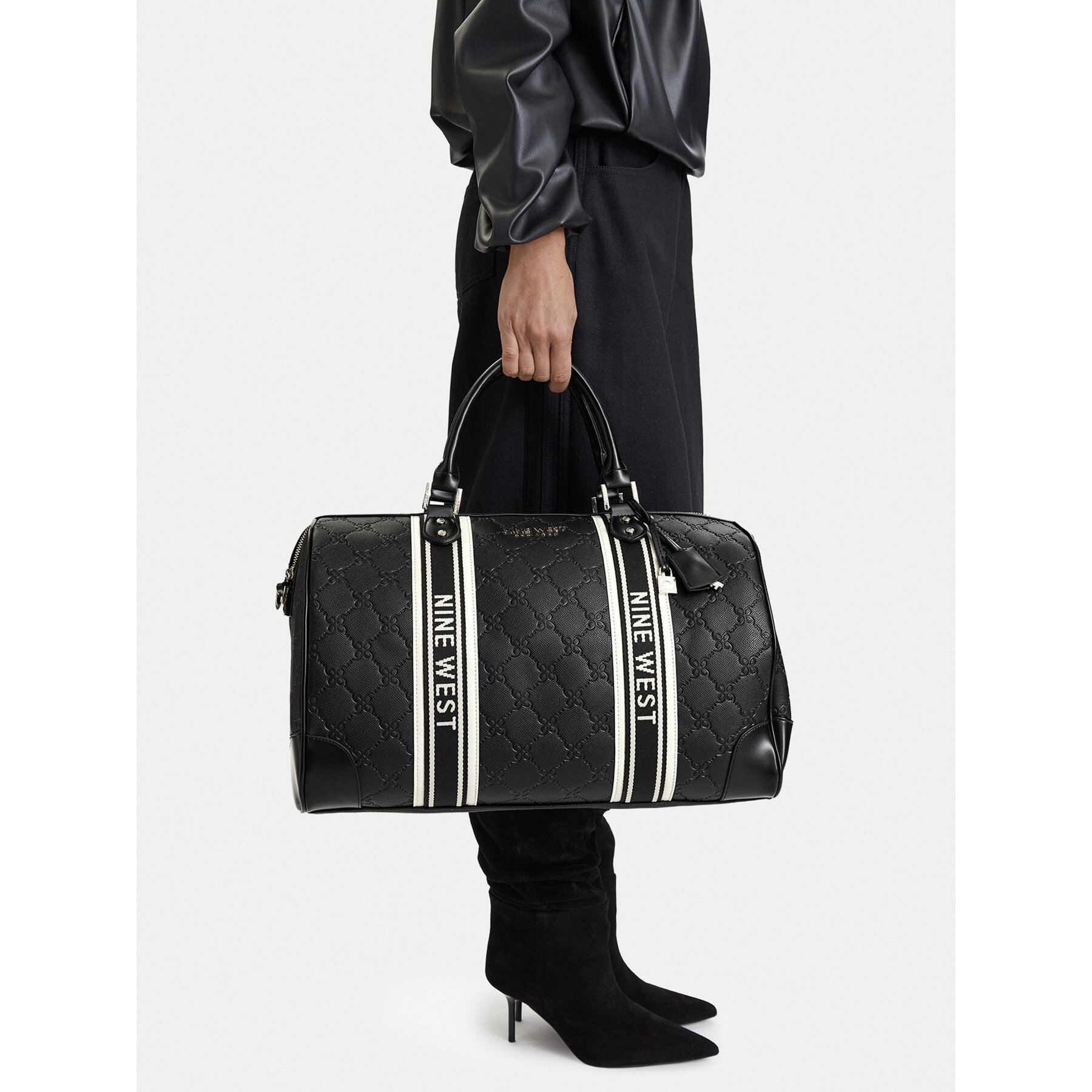 Чанта за уикенд Nine West EO-LIGHT ELEGANCE-TK25737 Черен